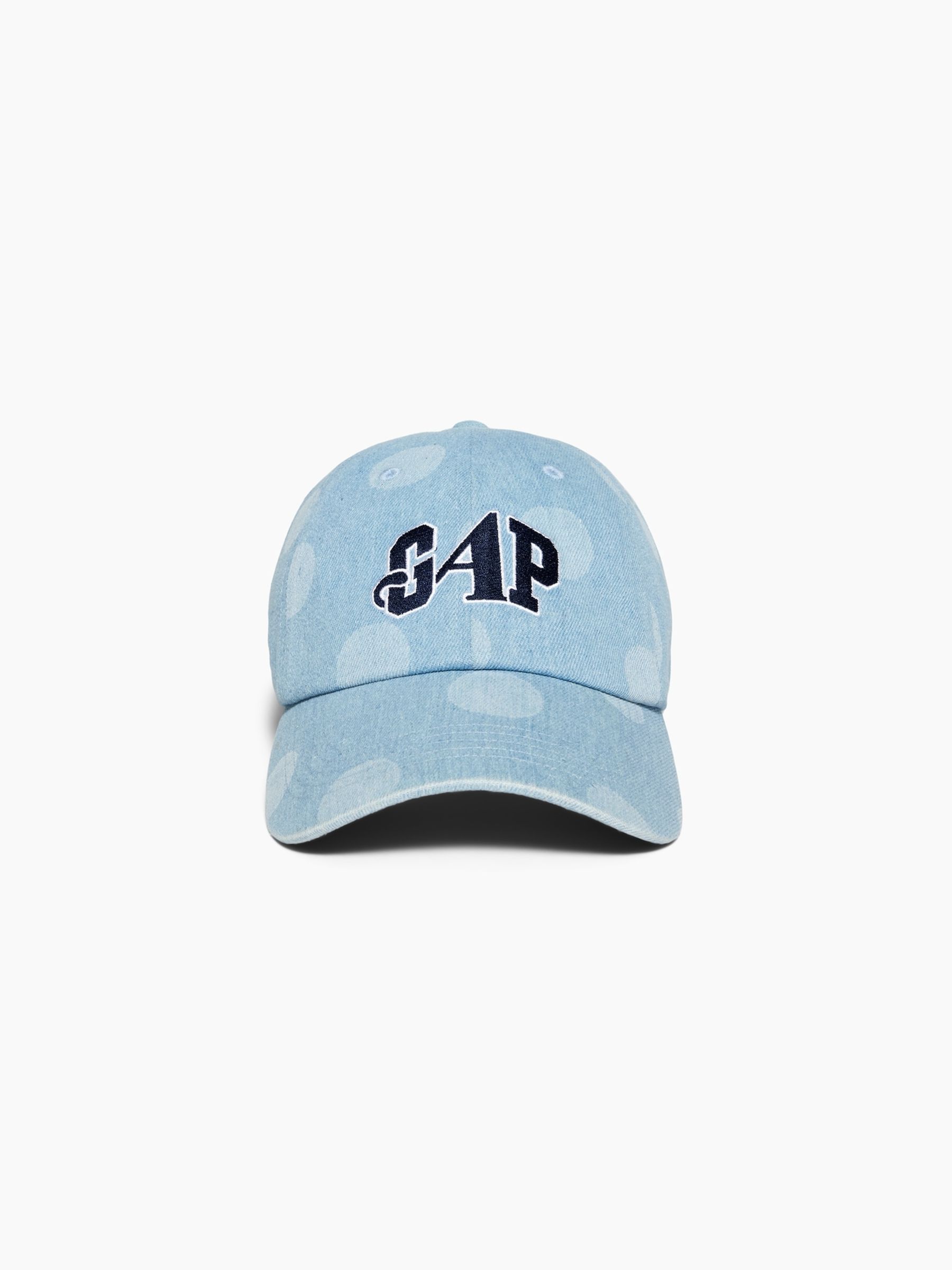 Gap x Awake NY Blue Polka Dot Denim Baseball Cap | Gap