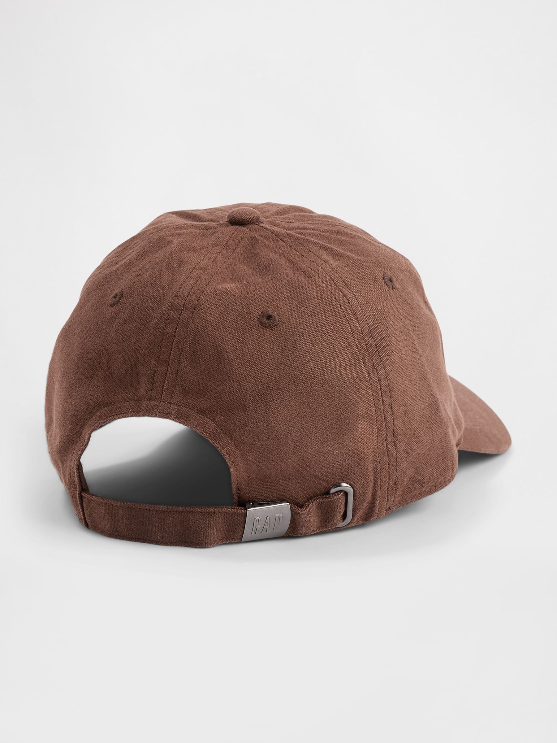 Brown Waxed Canvas Baseball Hat - Image 2 of 2