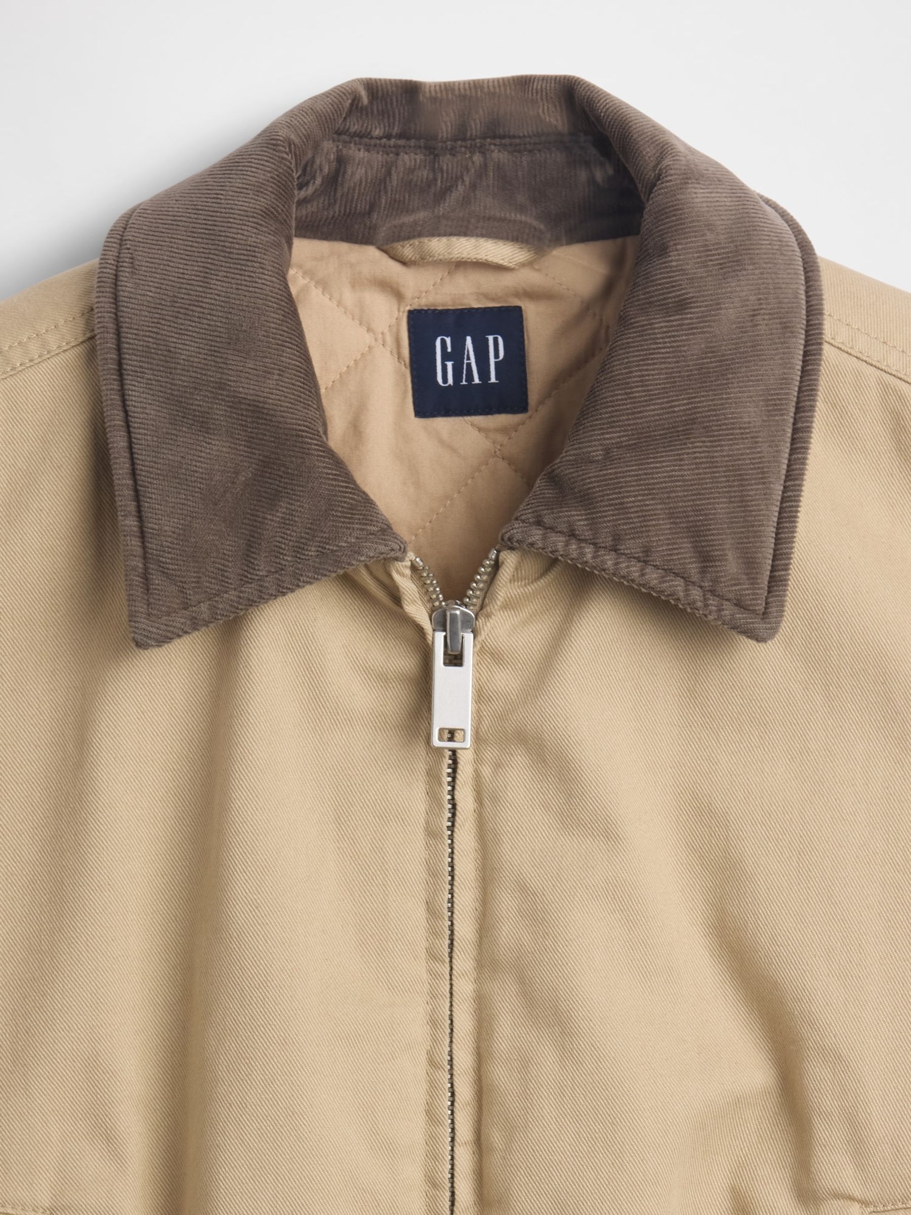 Brown Oversized Bomber Jacket - Image 5 of 5