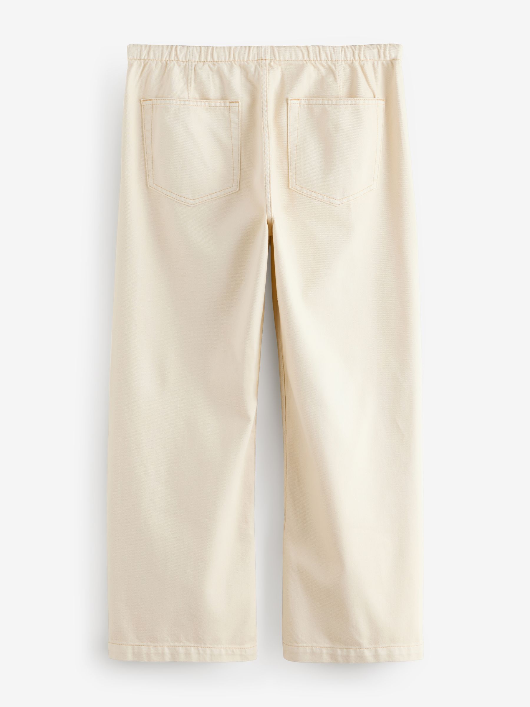 Cream Low Rise Easy 90's Loose Cropped Jeans - Image 2 of 5