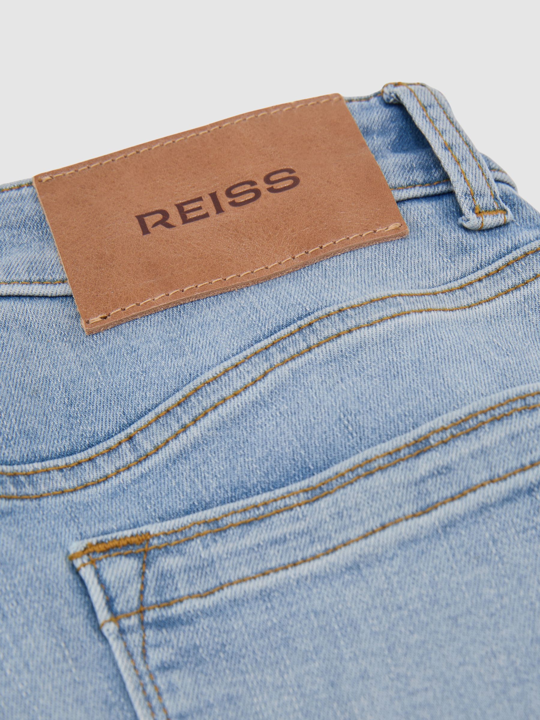 Petite Wide-Leg Jeans in Light Blue - Image 7 of 7