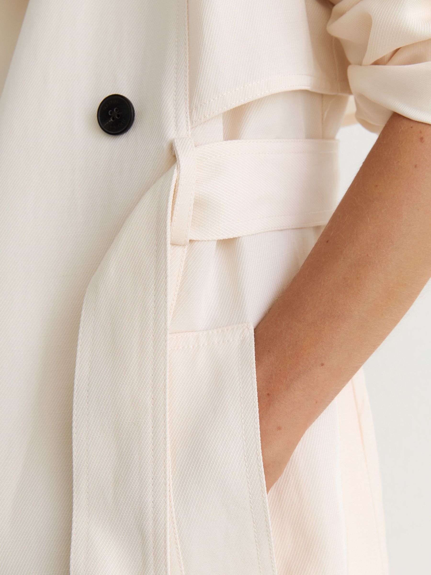 Petite Coat in White - Image 3 of 9