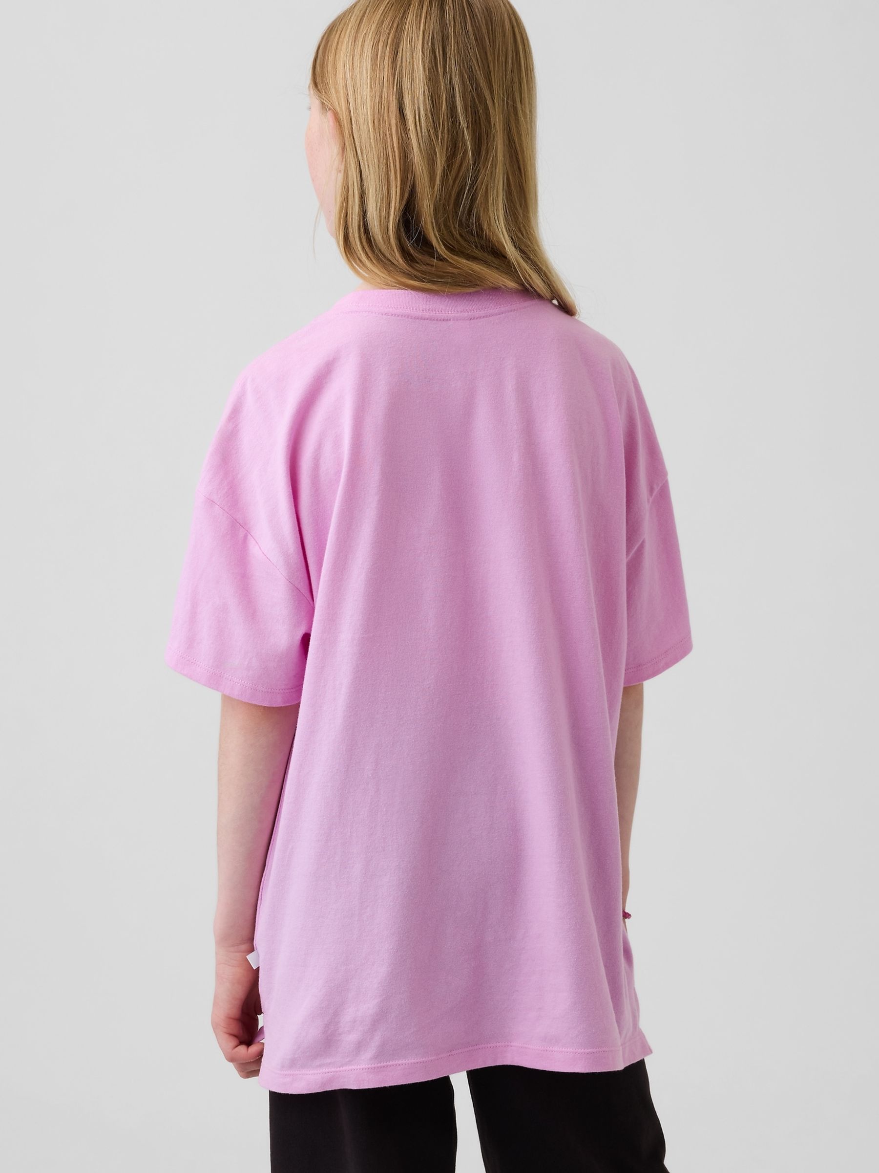 Pink K-Pop Demon Hunters Graphic Oversized T-Shirt - Image 2 of 4