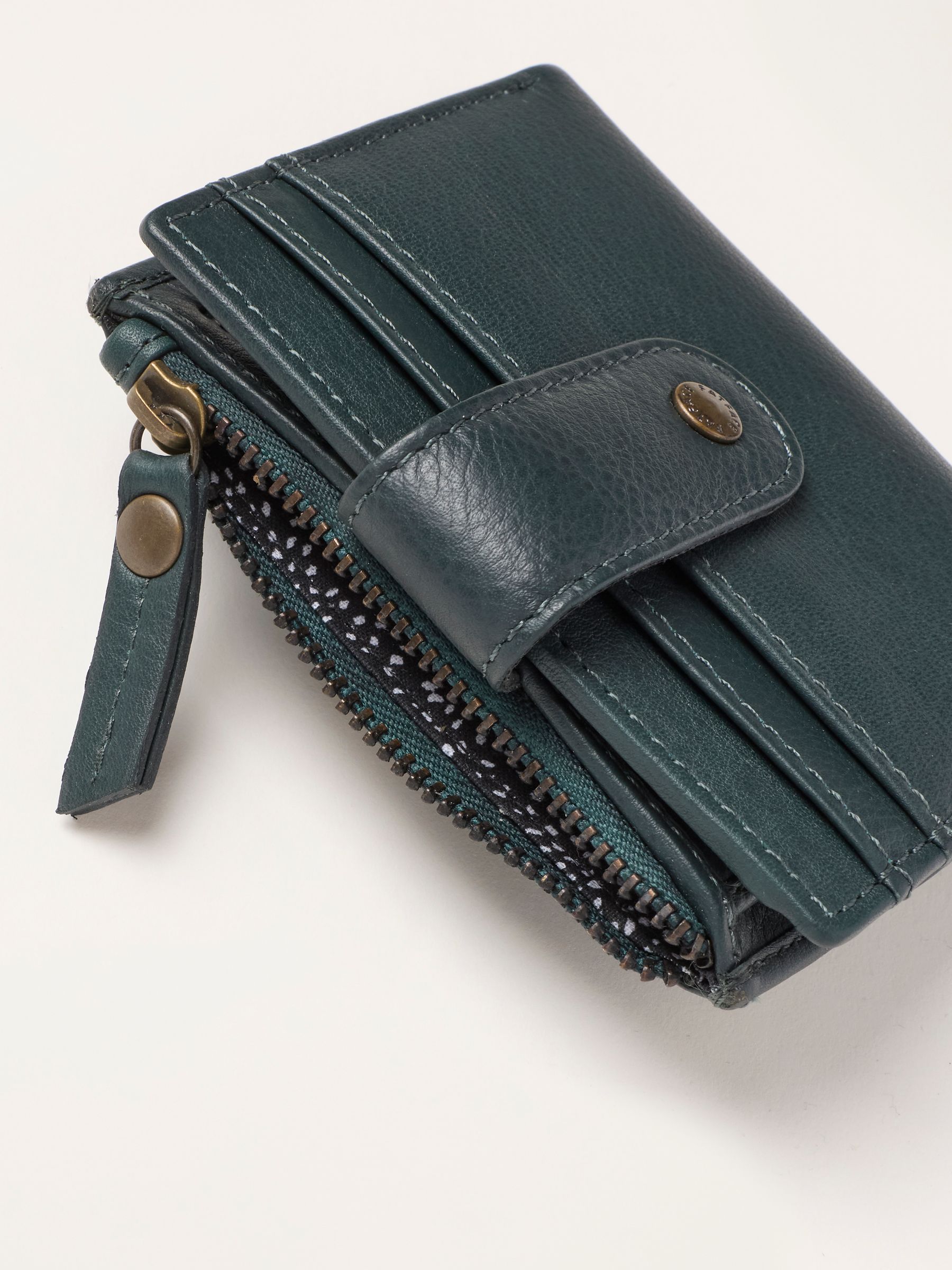 Teal Blue Leather Cardholder - Image 3 of 3