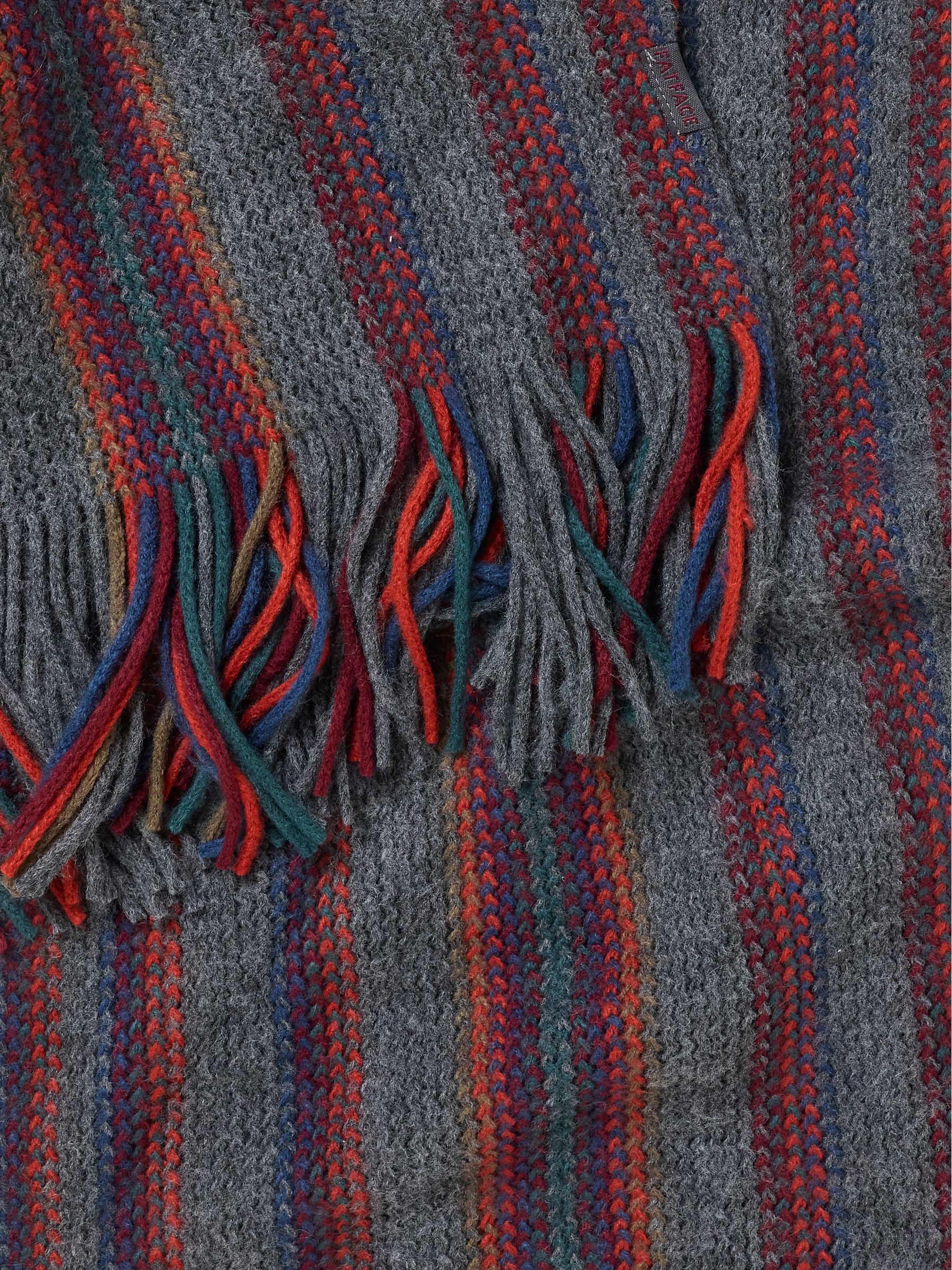 Multi Vertical Stripe Scarf - Image 2 of 3
