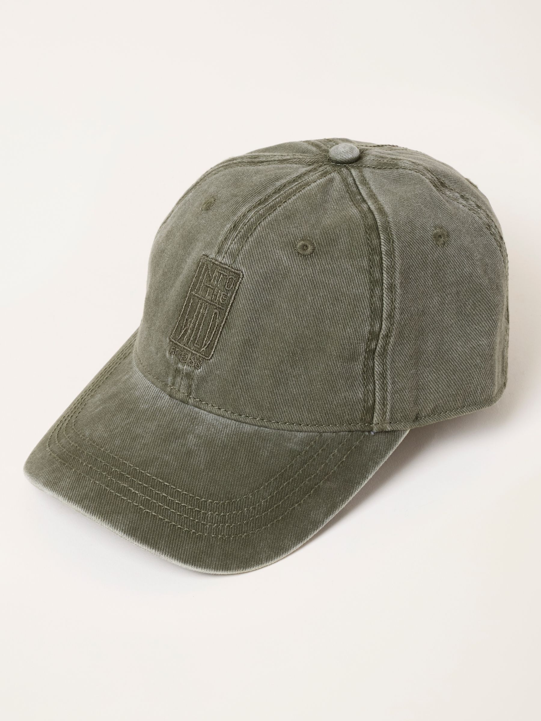 Khaki Green Embroidered Baseball Cap - Image 1 of 3