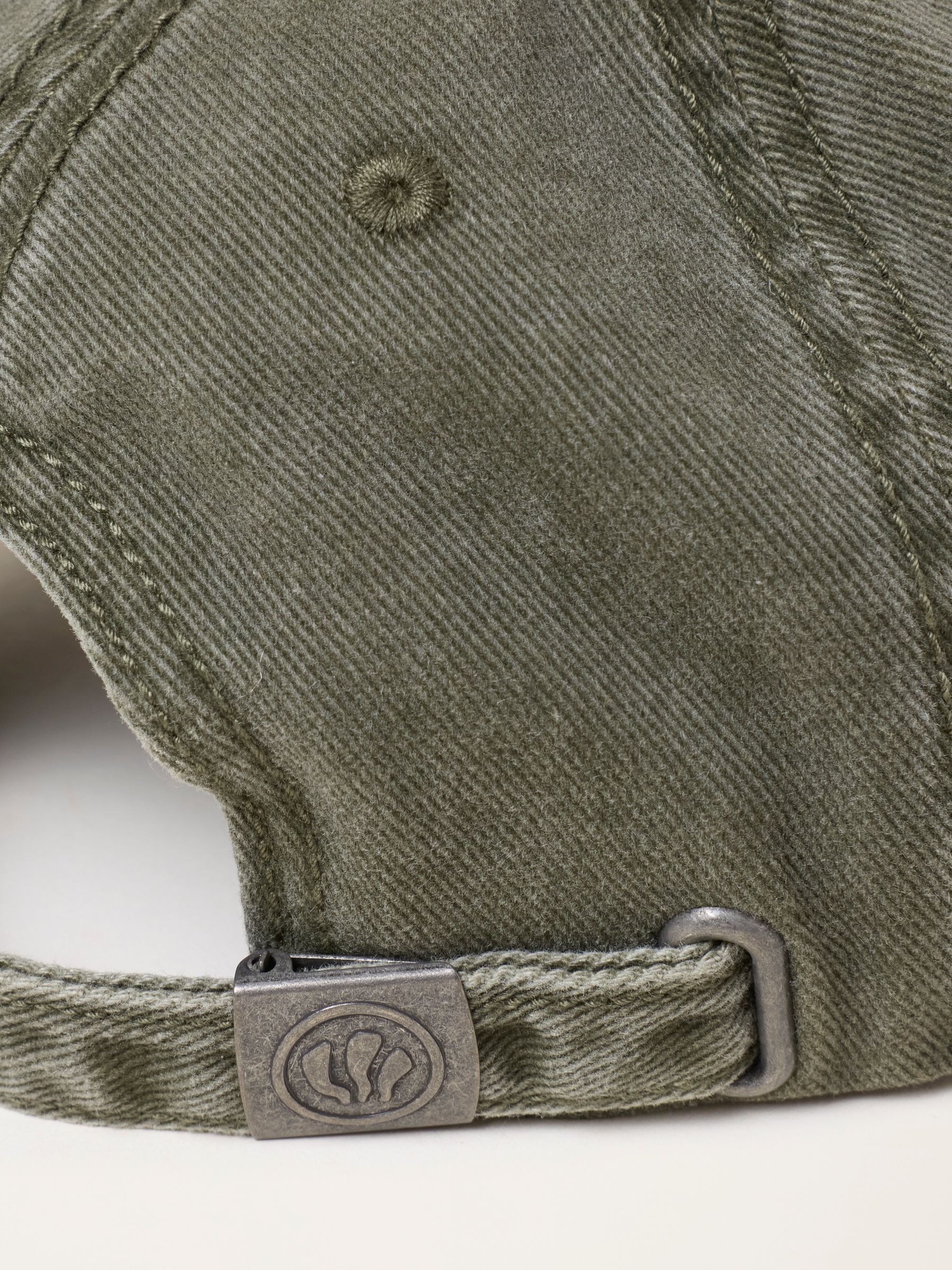 Khaki Green Embroidered Baseball Cap - Image 2 of 3