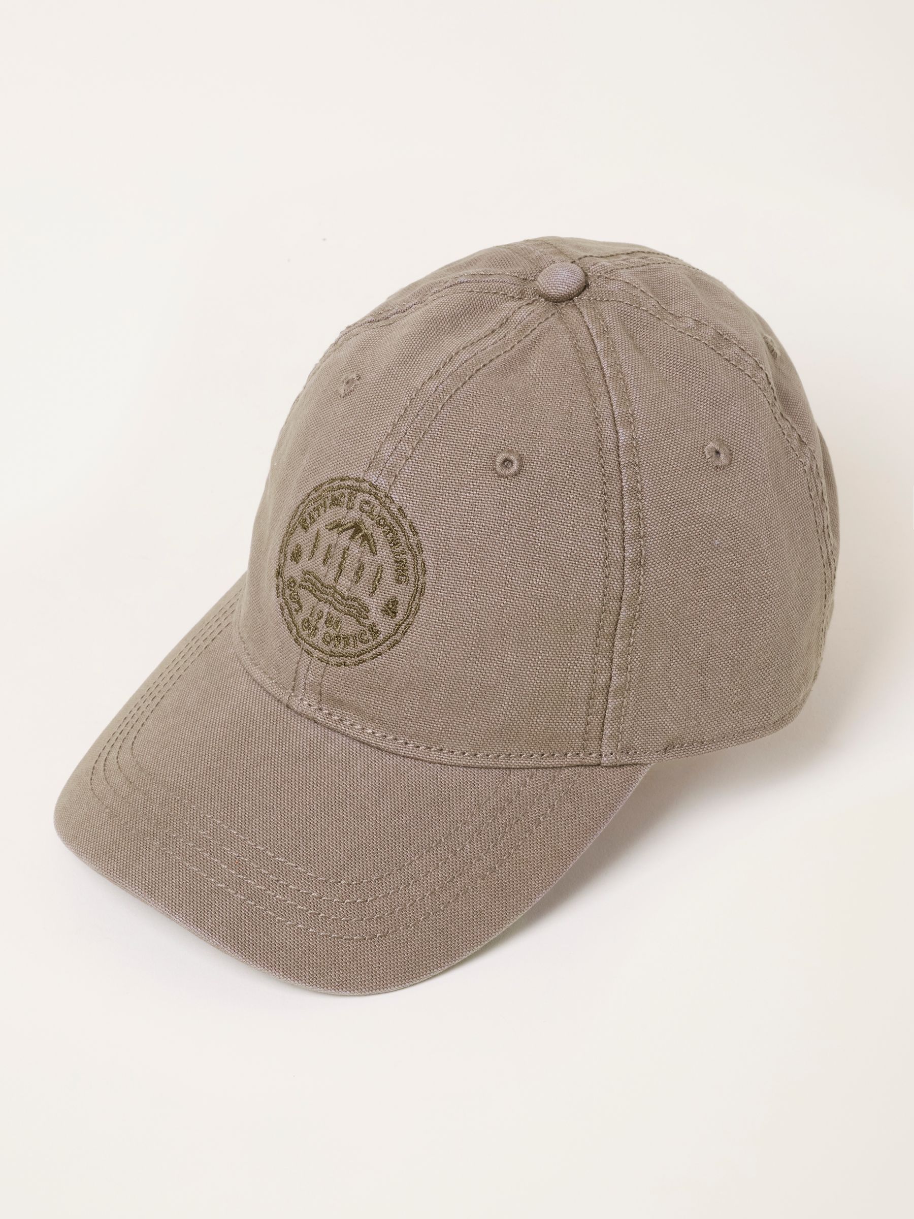 Brown Embroidered Baseball Cap - Image 1 of 3