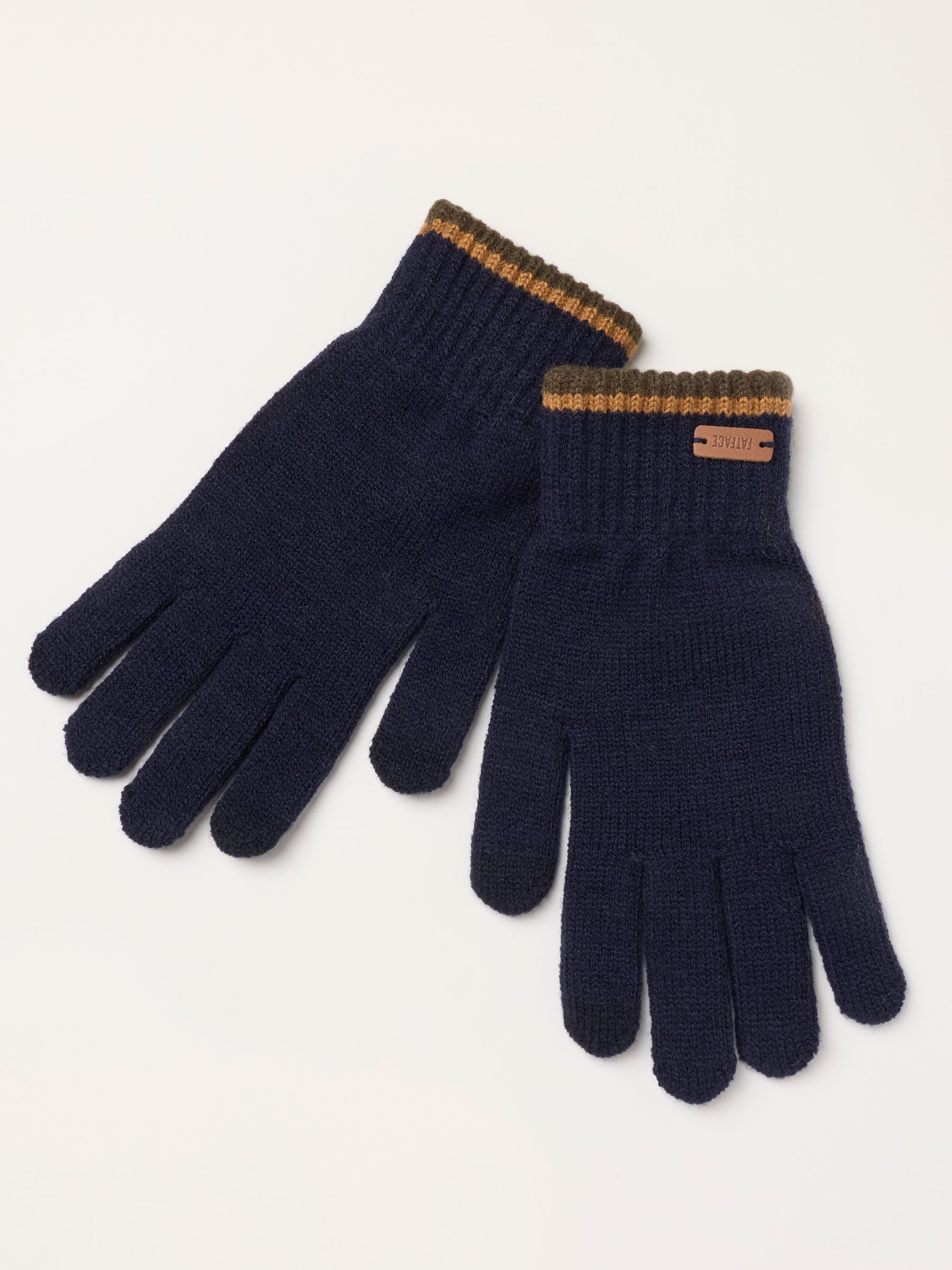 Lewis Navy Gloves - Image 1 of 3