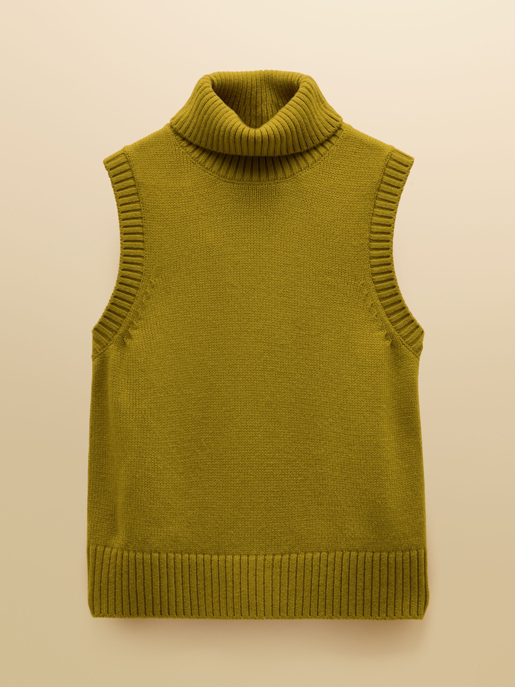 Olive Green Roll Neck Tank - Image 6 of 6