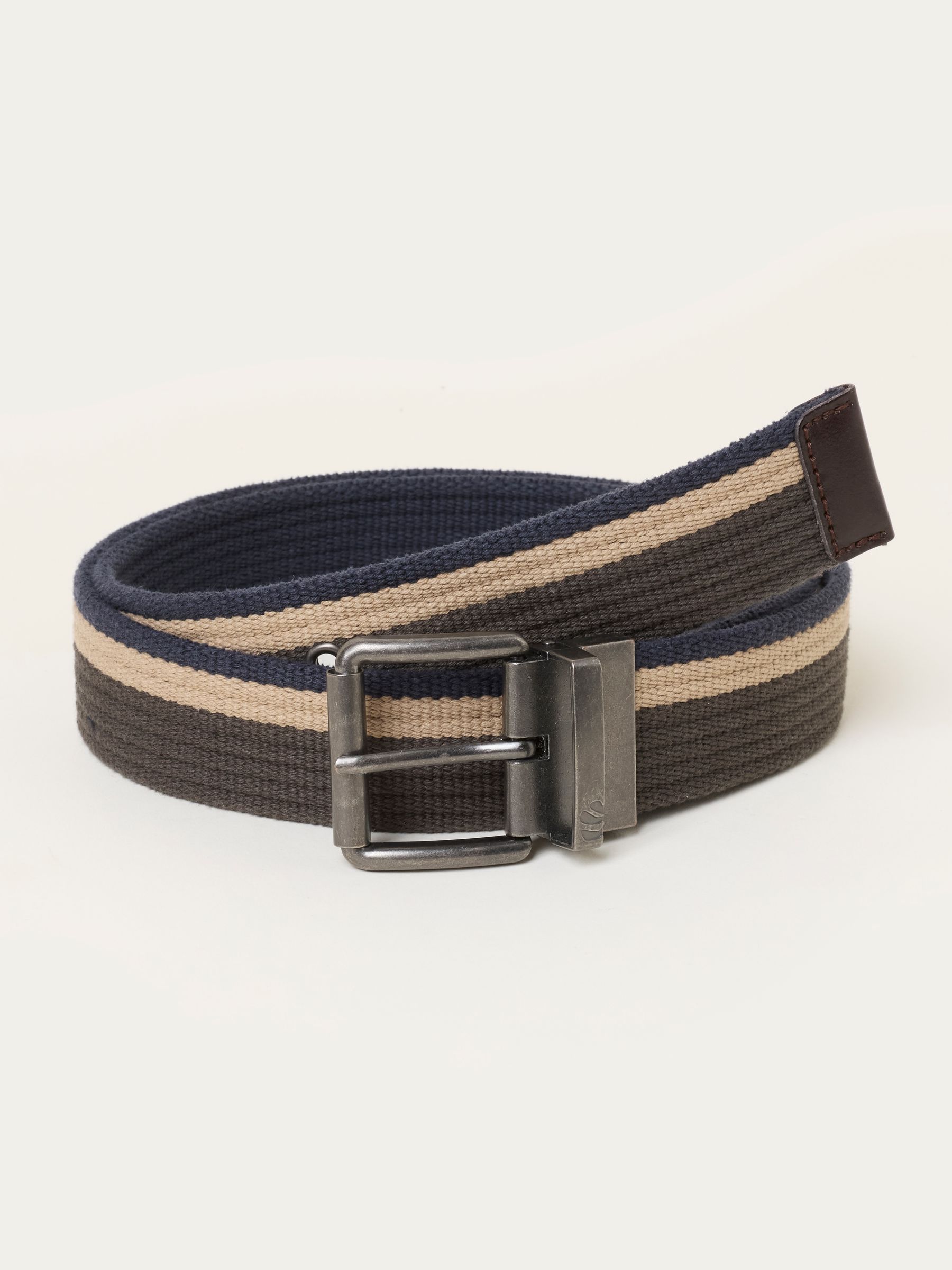 Navy Reversible Webbing Belt - Image 1 of 3