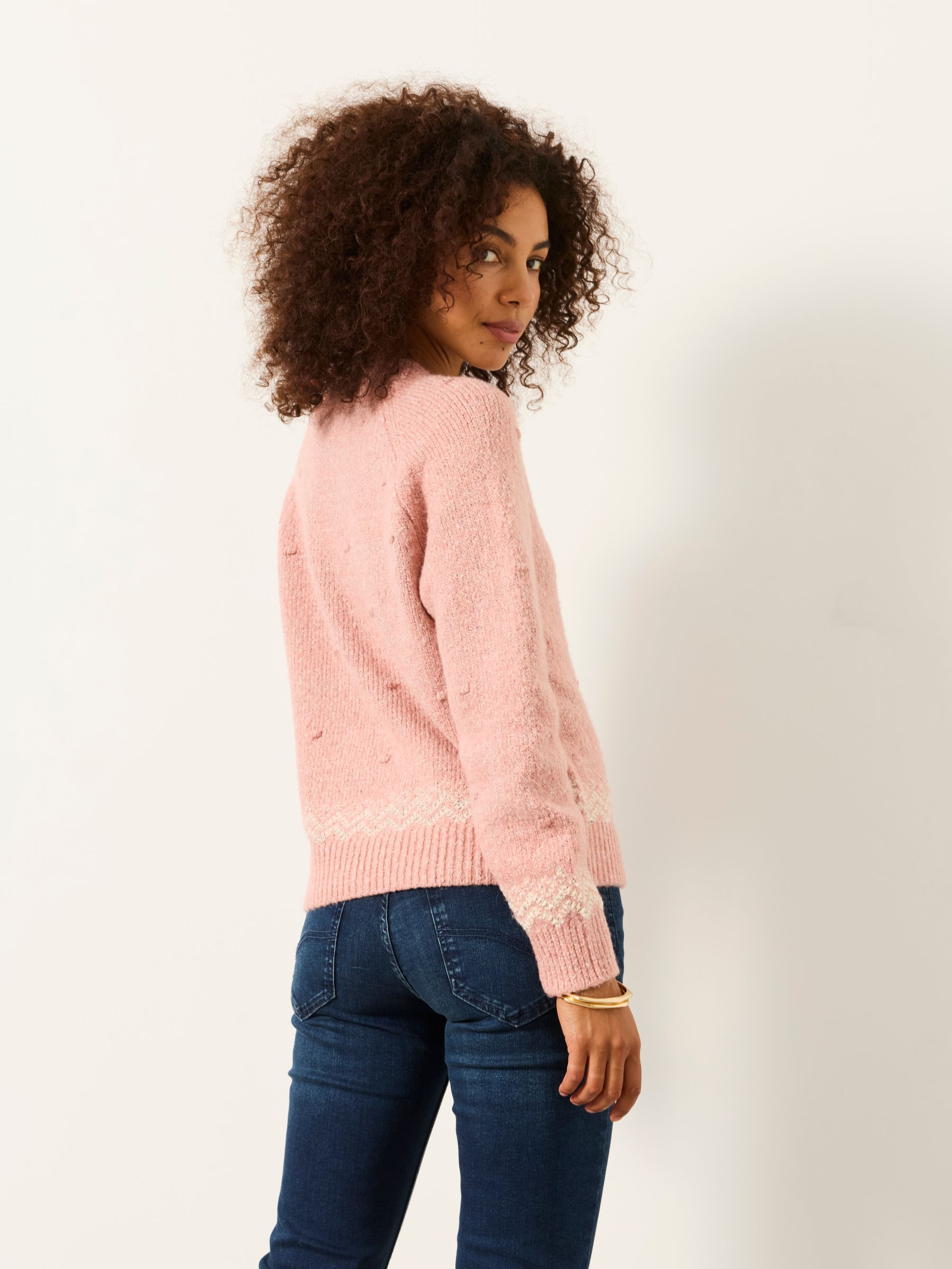 Pink Tree Graphic Crew Neck Christmas Jumper - Image 2 of 6