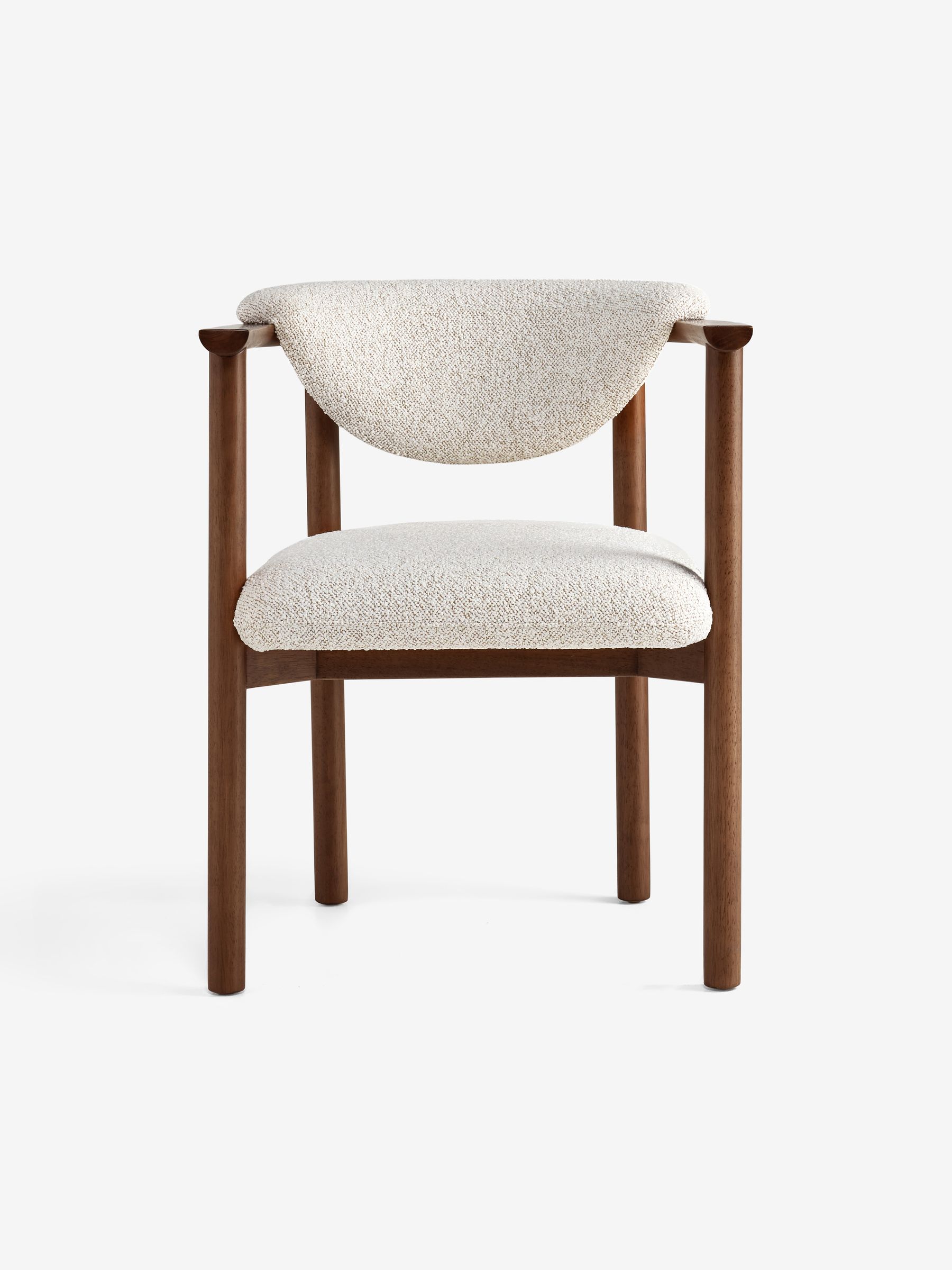 Portia Dining Chair in Oyster Natural Soft Touch Boucle - Image 5 of 5 Portia Dining Chair in Oyster Natural Soft Touch Boucle - Image 5 of 5