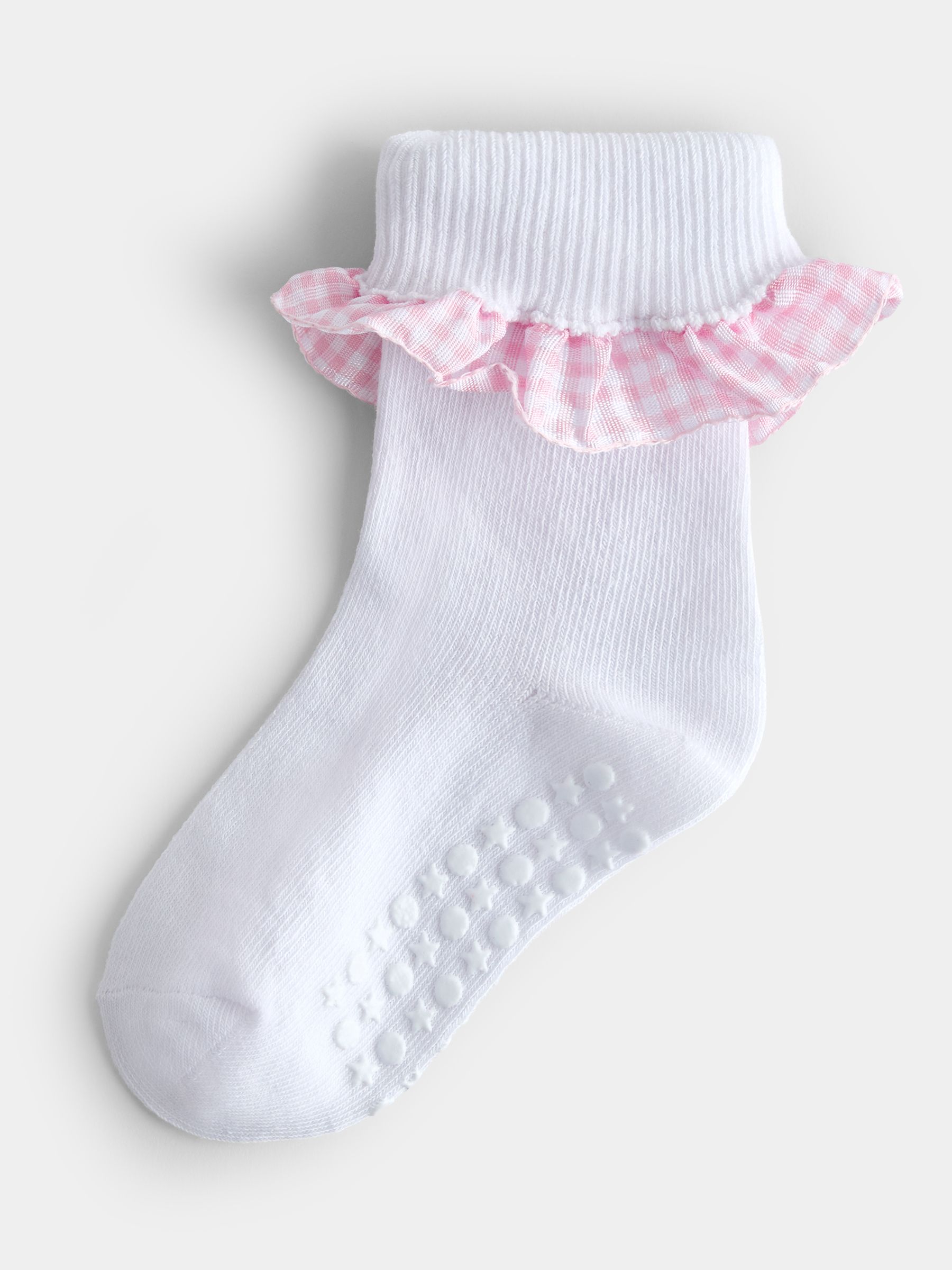 Pure White 5-Pack Frill Bow Socks - Image 2 of 7 Pure White 5-Pack Frill Bow Socks - Image 2 of 7
