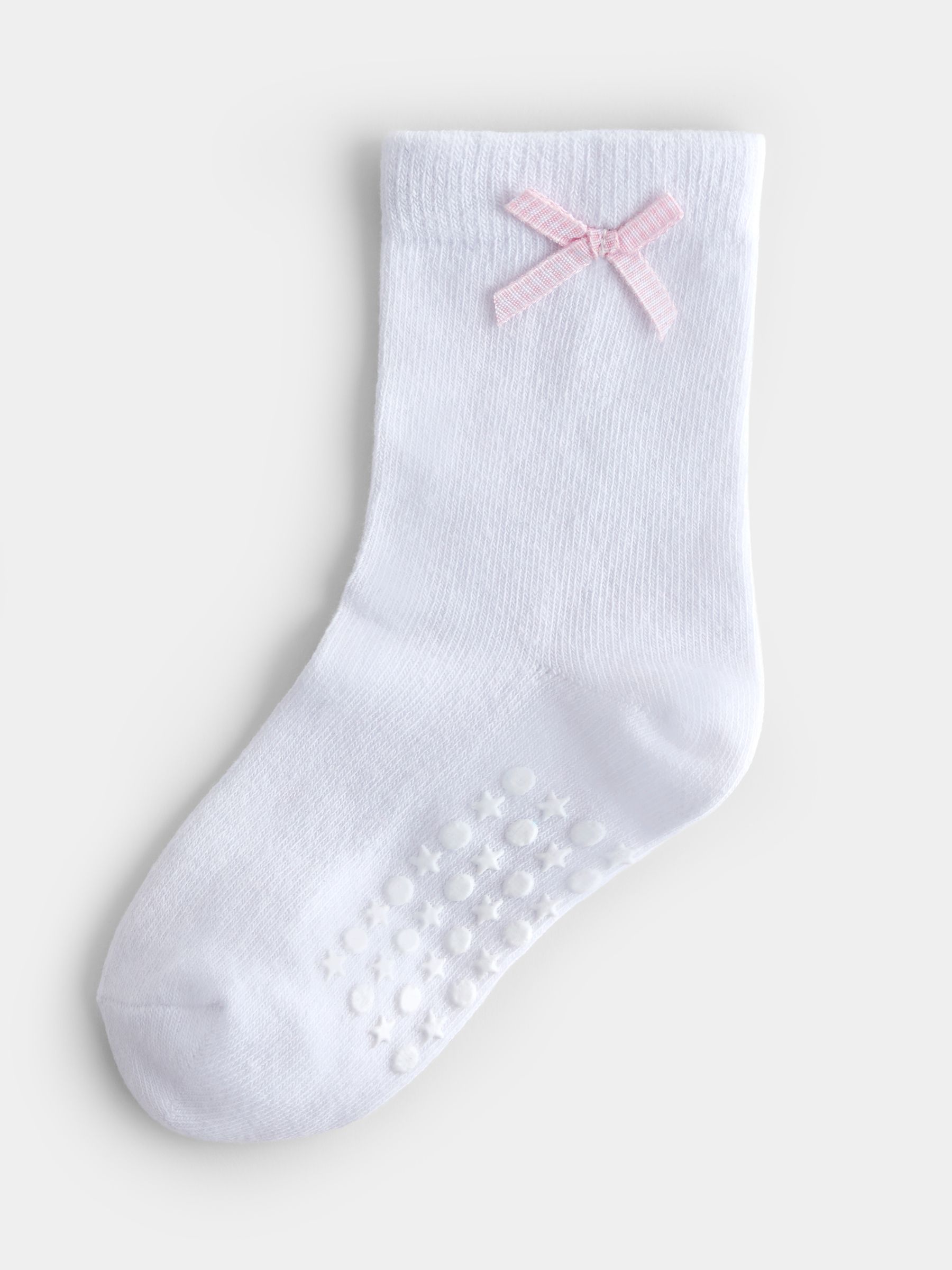Pure White 5-Pack Frill Bow Socks - Image 3 of 7