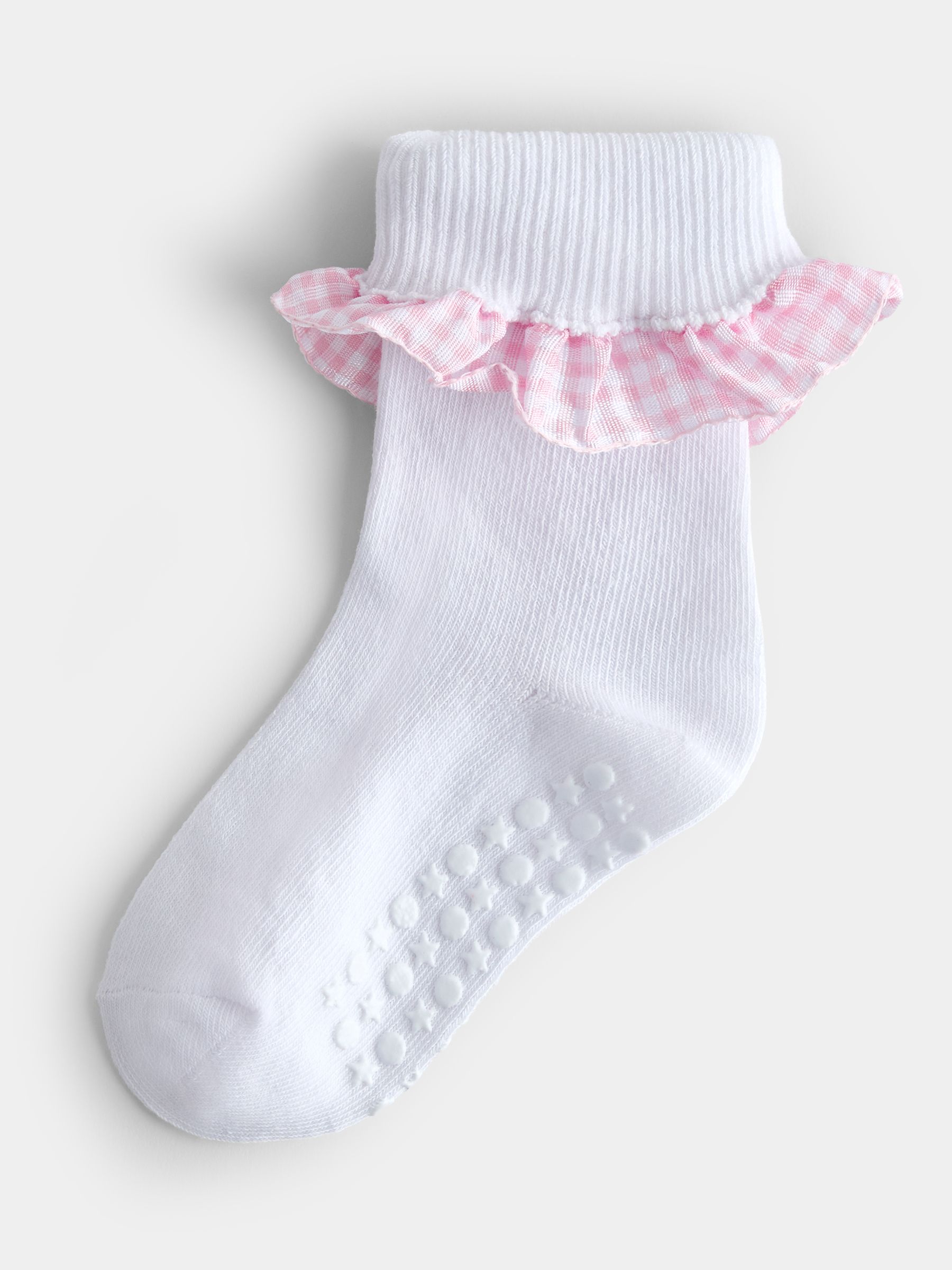 Pure White 5-Pack Frill Bow Socks - Image 6 of 7