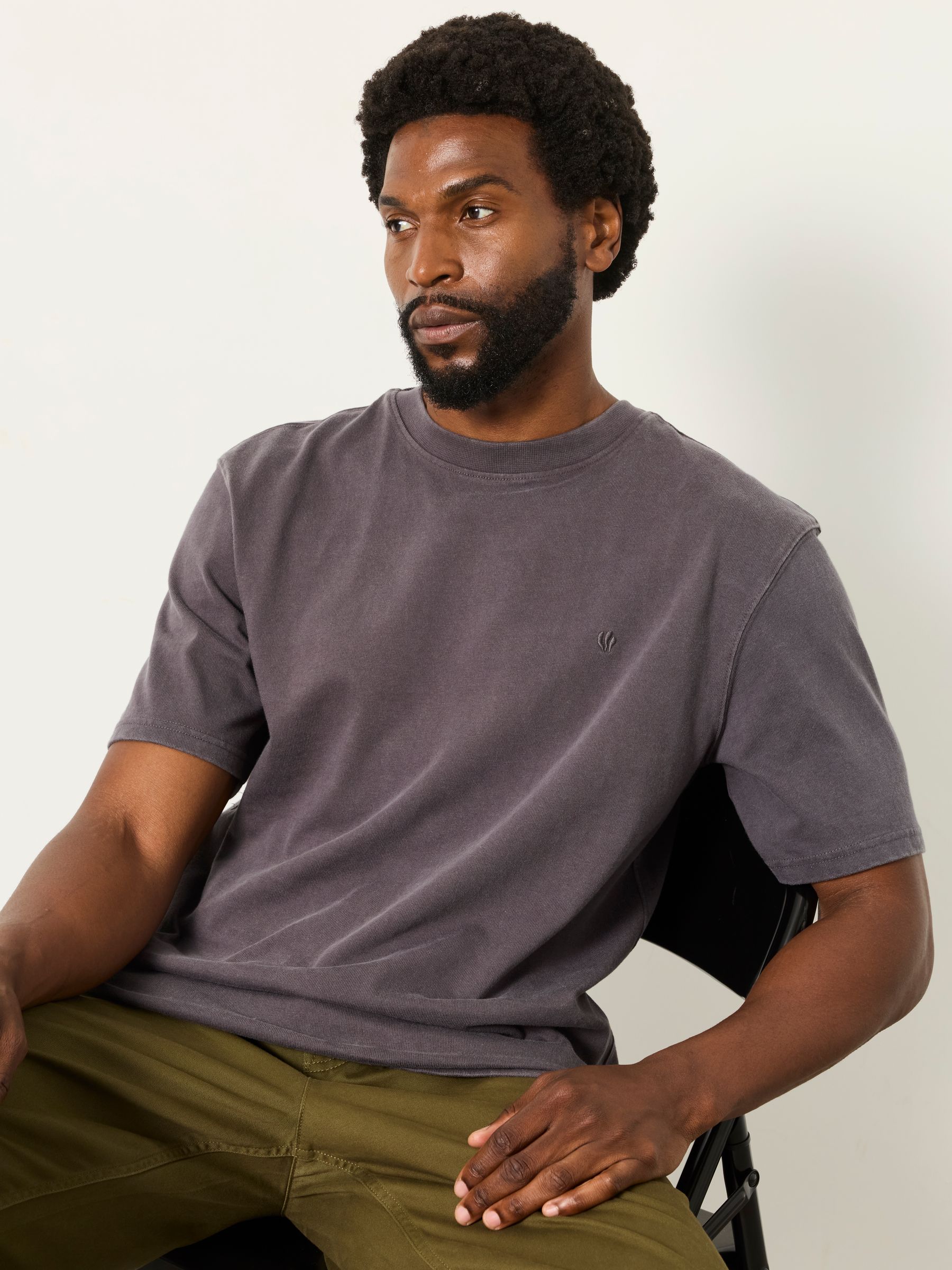 Charcoal Grey Alton Short Sleeve T-Shirt - Image 6 of 8
