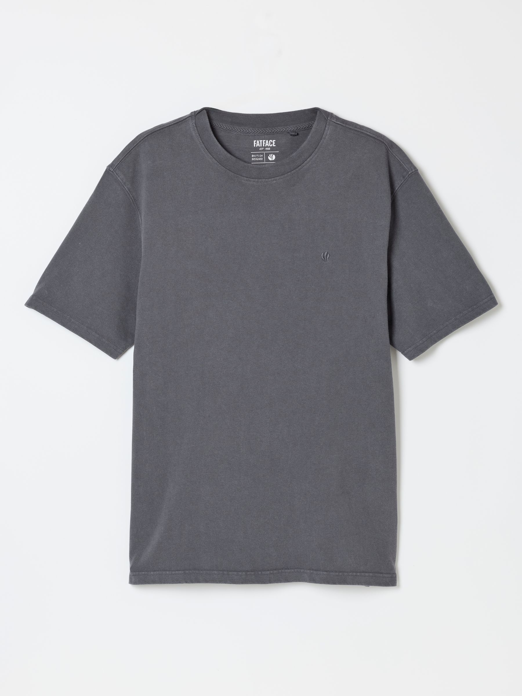 Charcoal Grey Alton Short Sleeve T-Shirt - Image 8 of 8