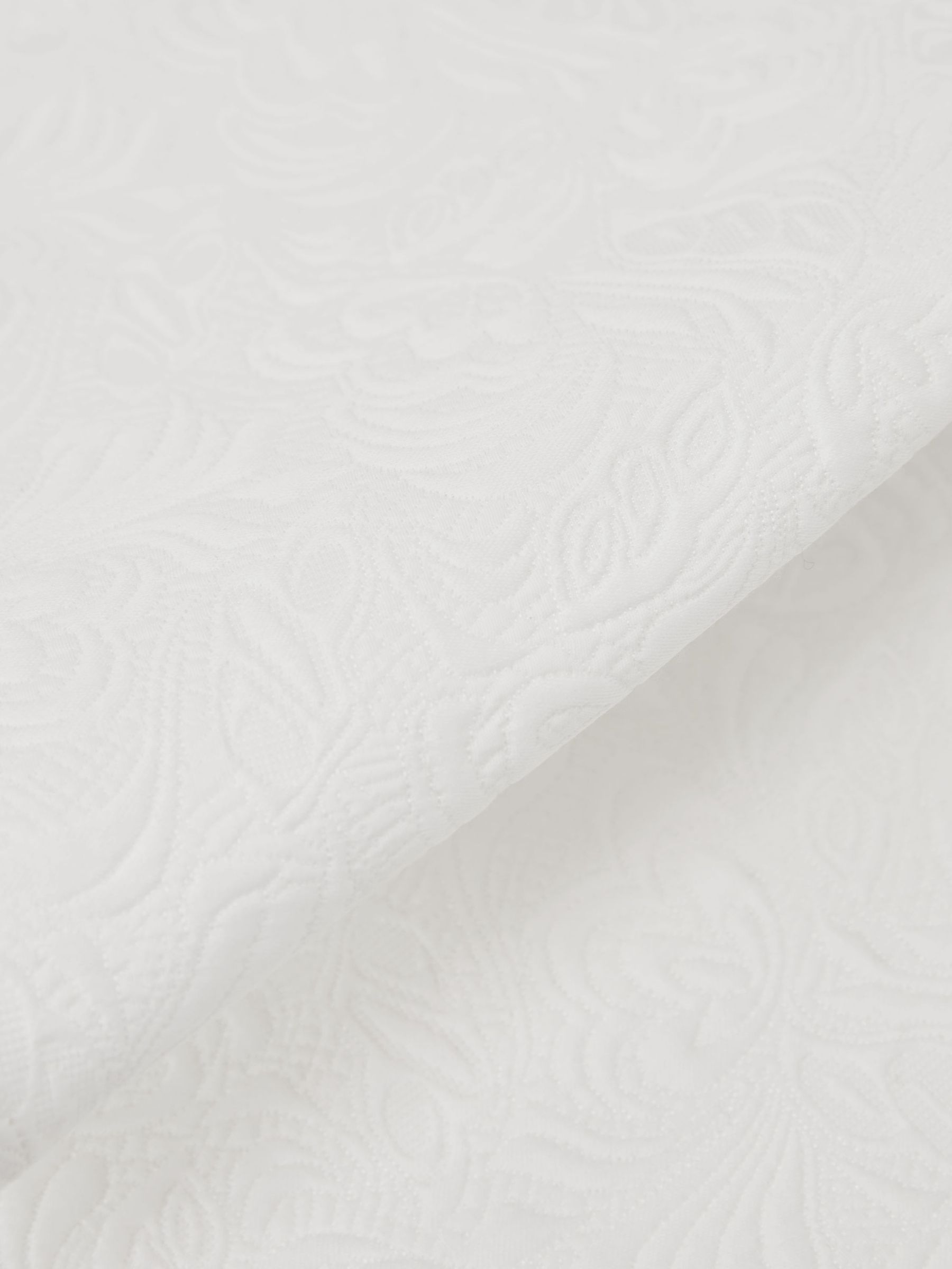 Cotton-Blend Jacquard Midi Skirt in Ivory - image 3