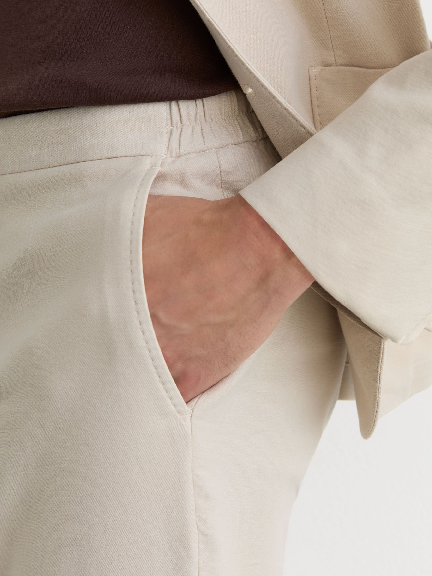 Suit Trousers in Natural - Image 4 of 7