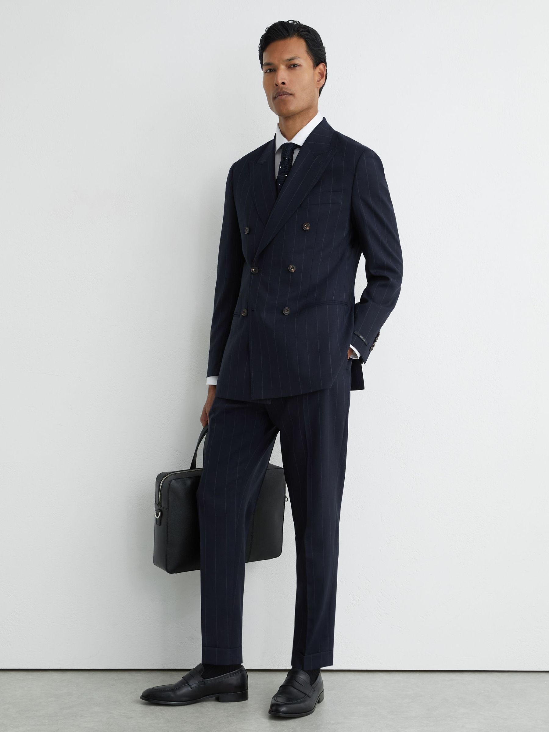 Suit Jacket in Navy - Image 4 of 7