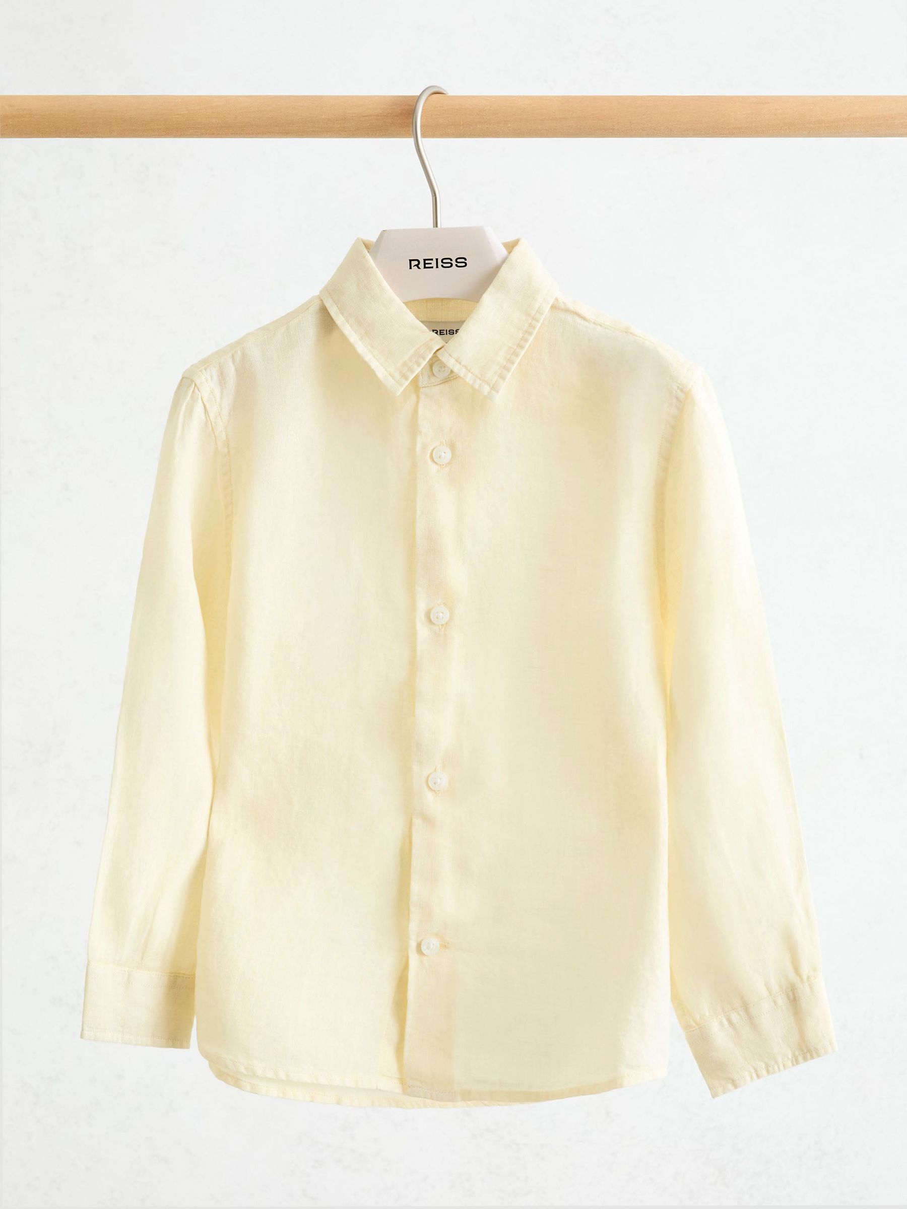 Shirt in Buttermilk Yellow - Image 1 of 3 Shirt in Buttermilk Yellow - Image 1 of 3