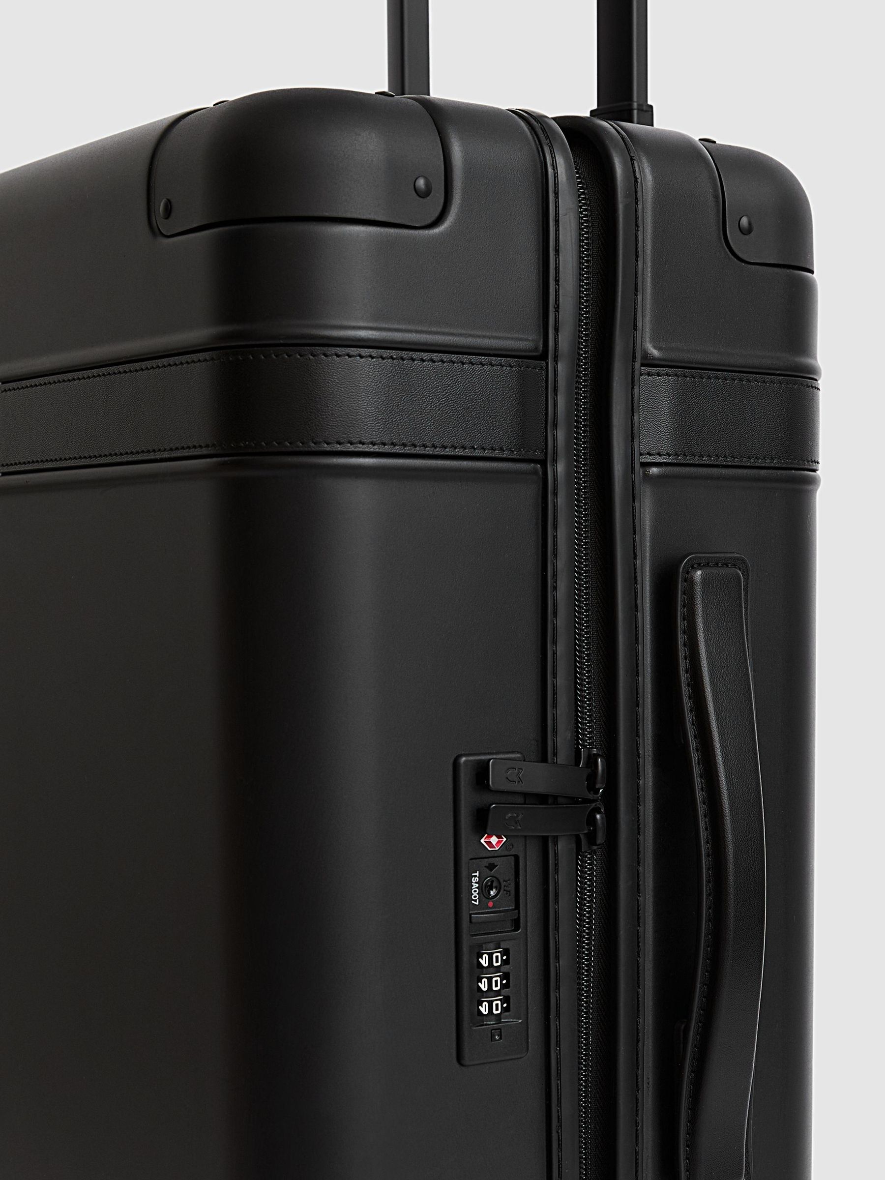 Reiss | Journeymaker Hard-Shell Cabin Suitcase in Black - Image 2 of 7