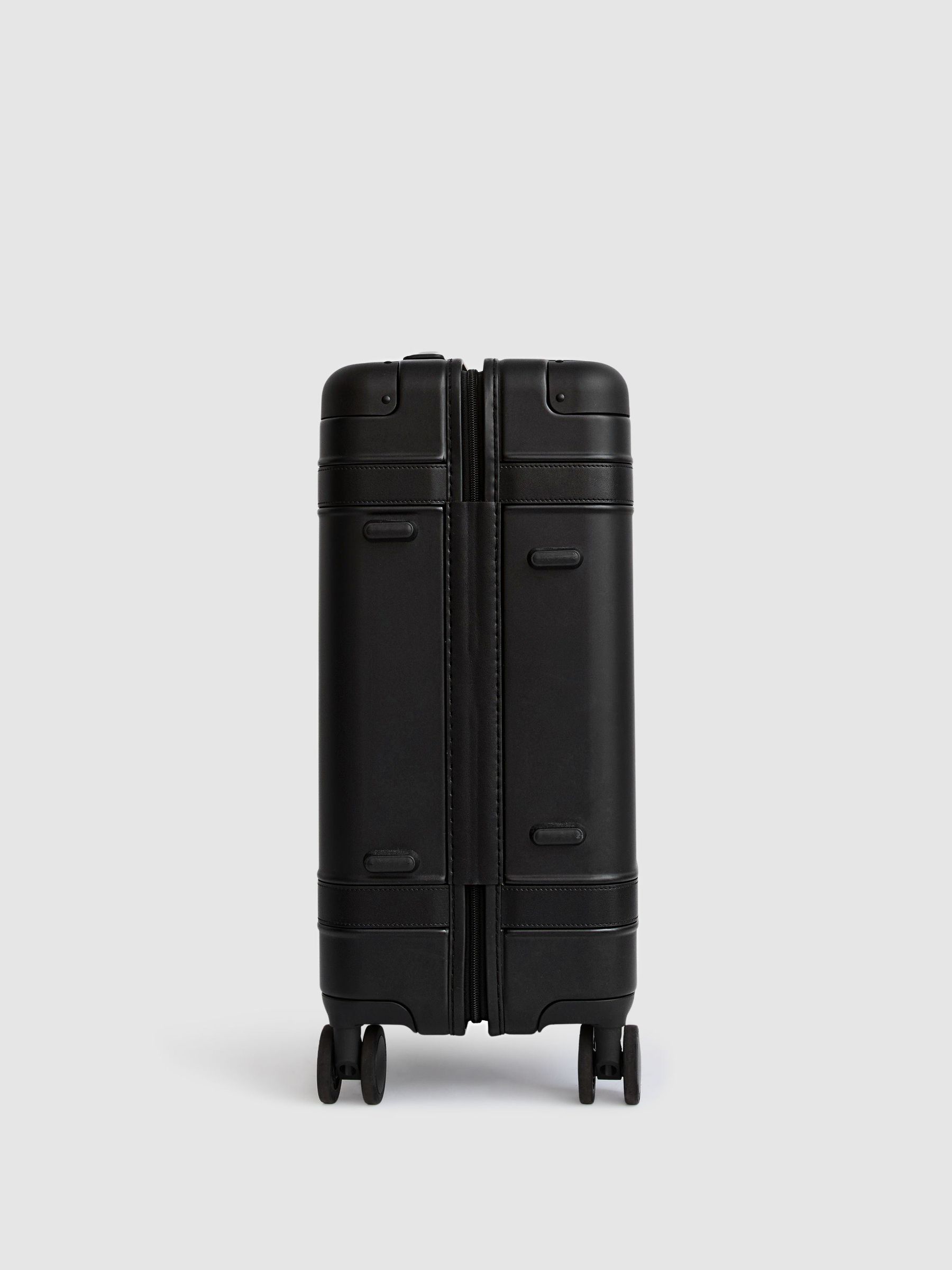 Reiss | Journeymaker Hard-Shell Cabin Suitcase in Black - Image 7 of 7
