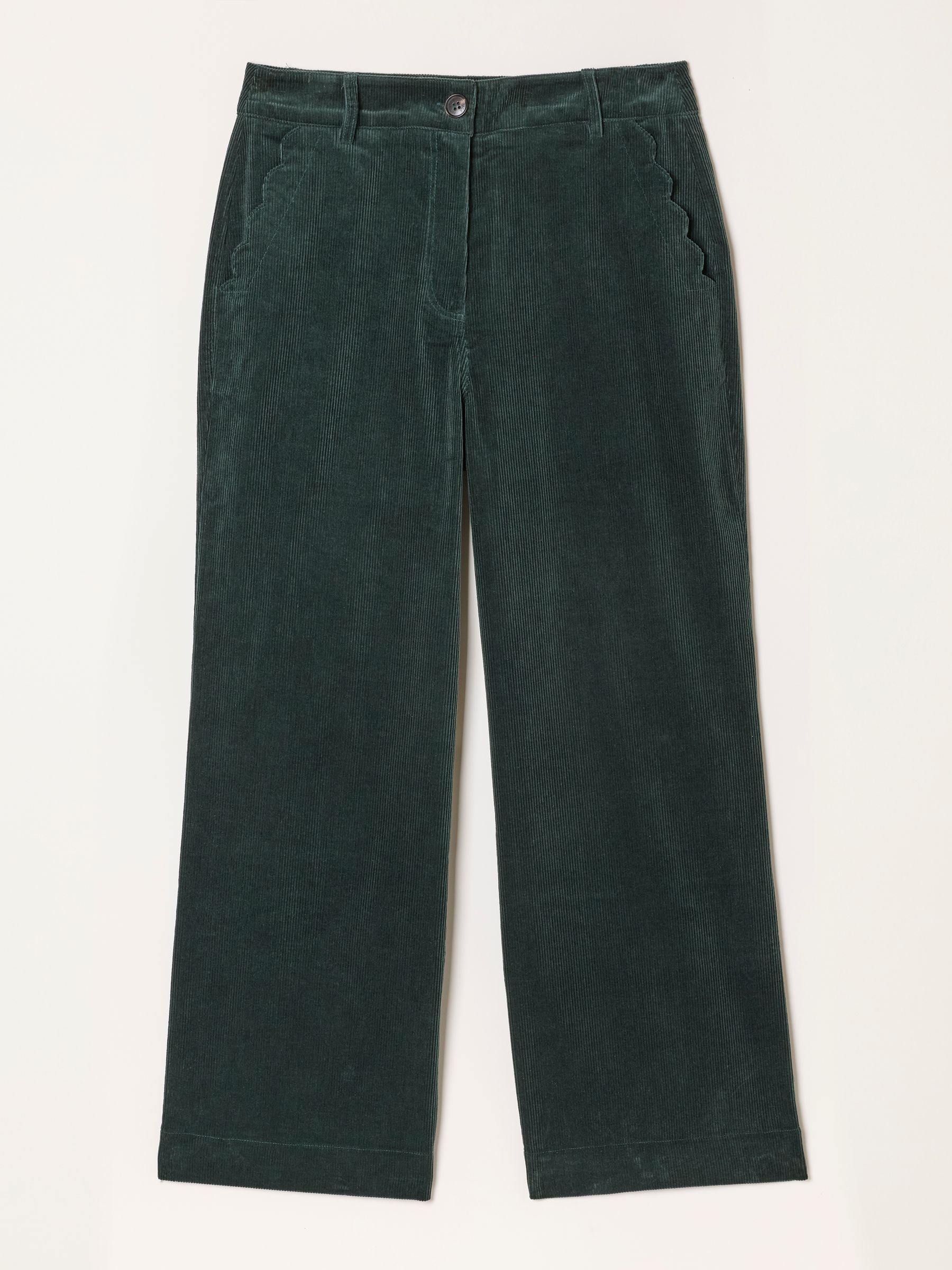 Hove Green Petite Wide Leg Cord Trousers - Image 6 of 6