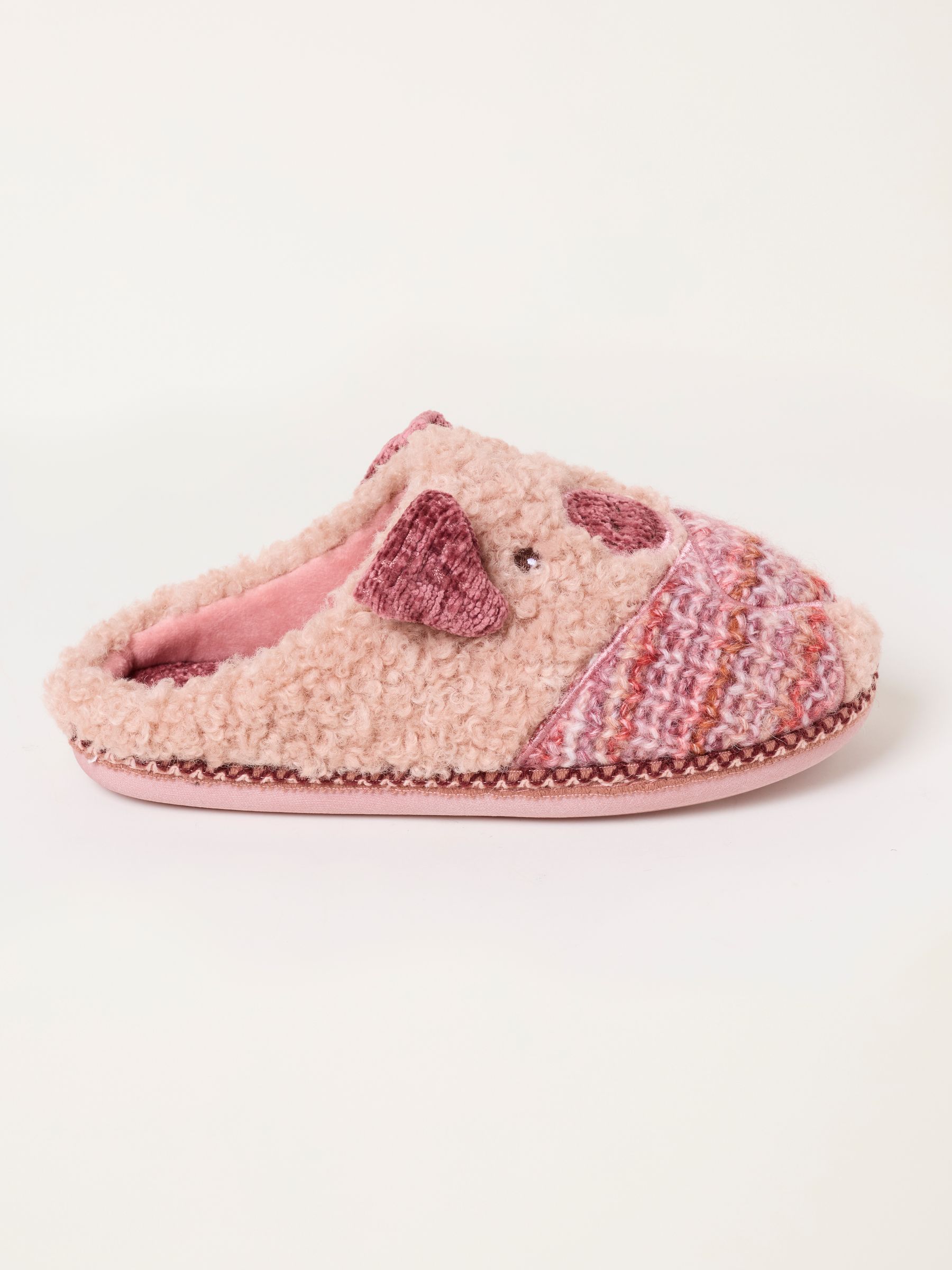 Novelty Pink Pig Mule Slipper - Image 4 of 6