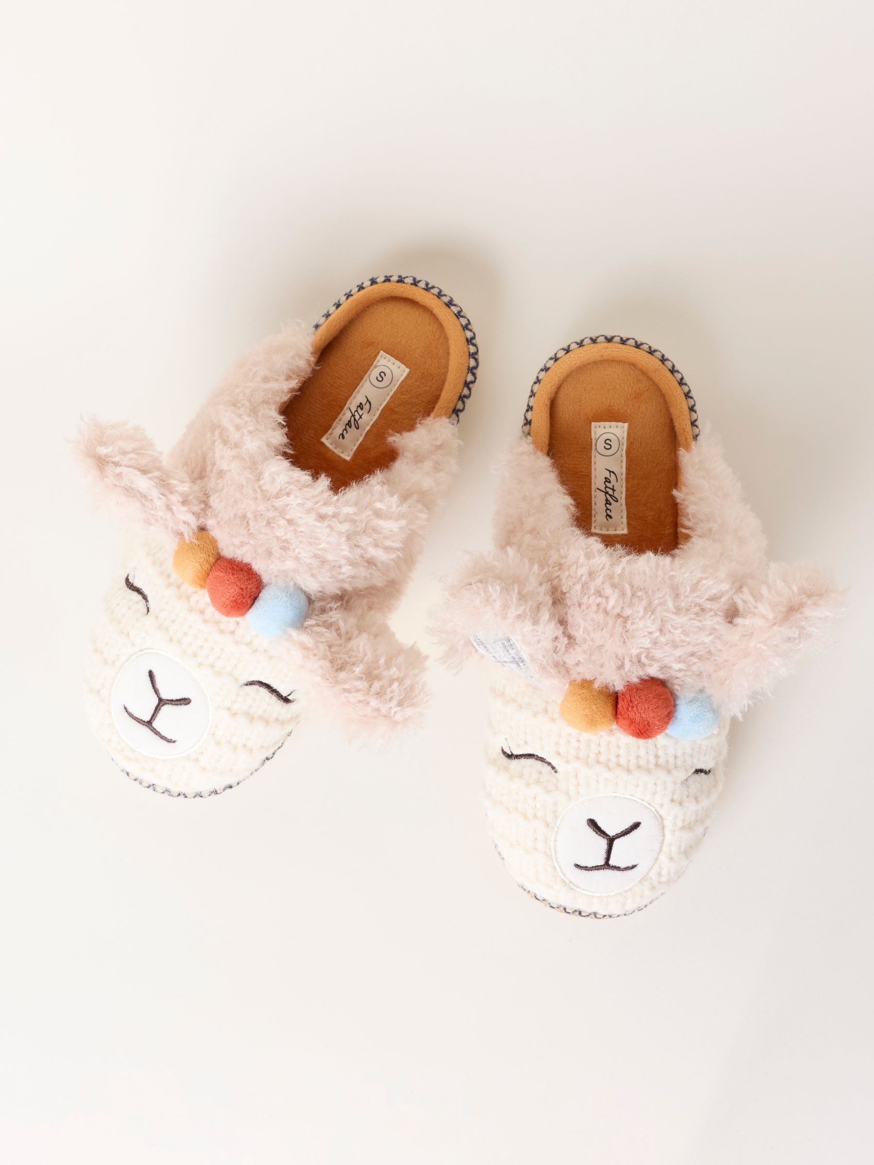 Novelty Ivory Alpaca Mule Slipper - Image 4 of 5