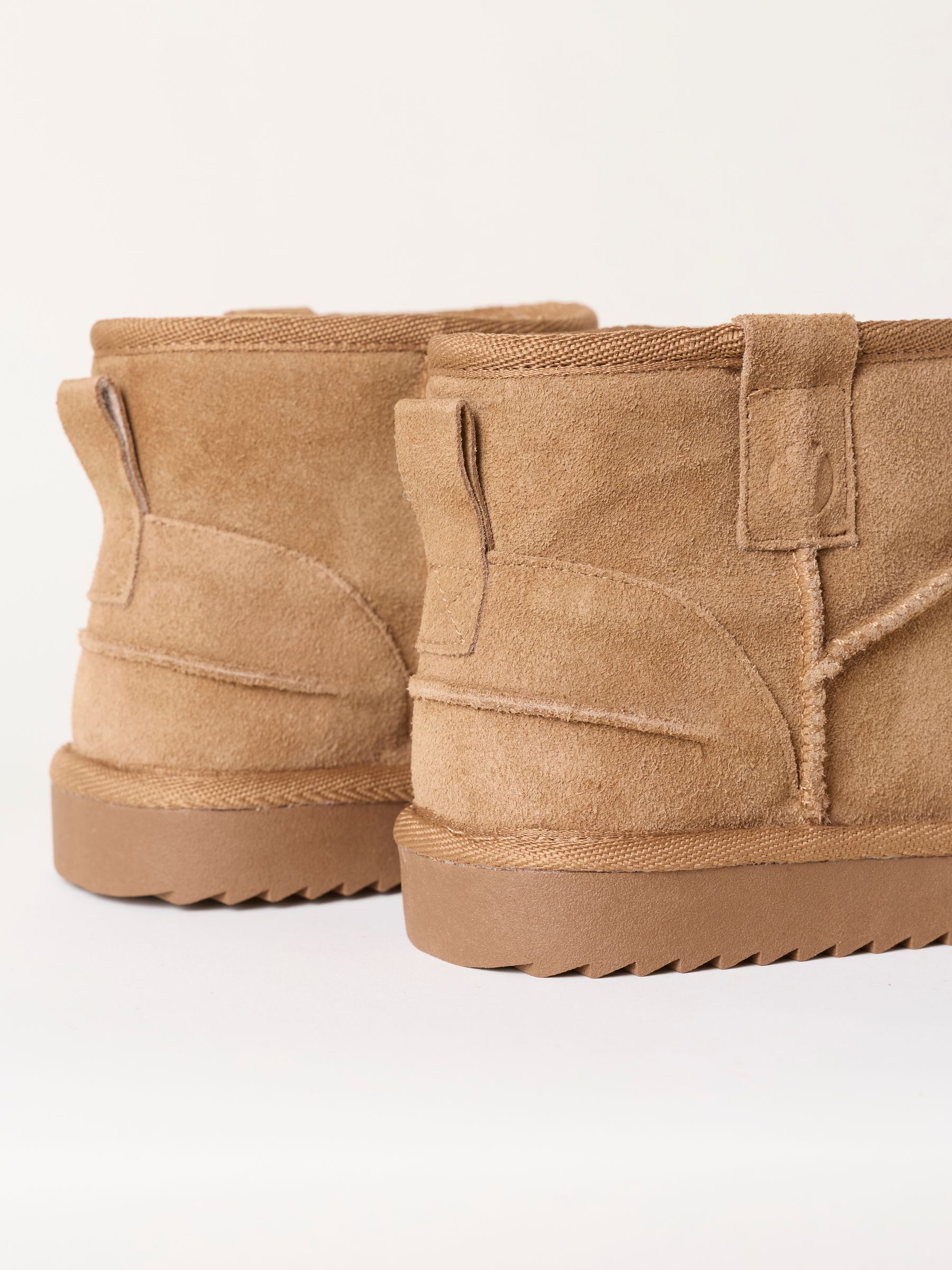 Maeve Tan Brown Suede Mini Boot Slipper - Image 3 of 3