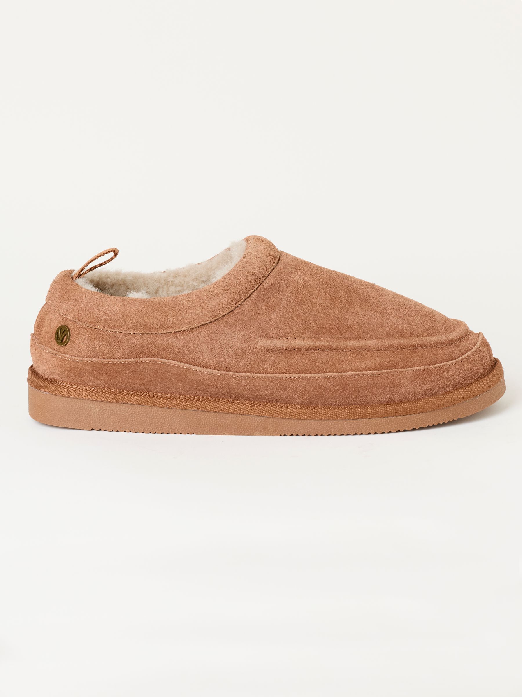 Lewis Tan Brown Suede Mule Slipper - Image 1 of 3