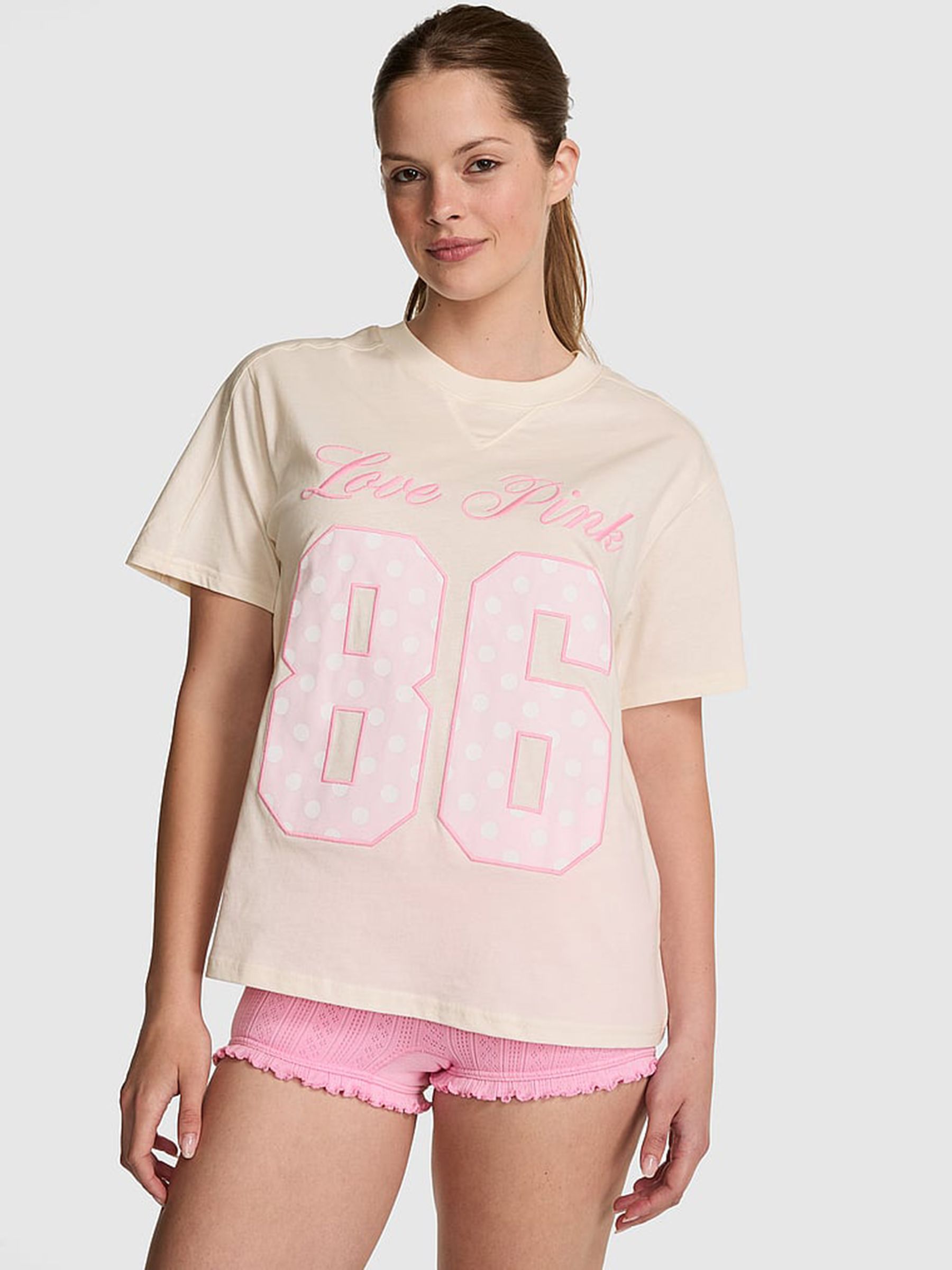 Cozy White Boxy T-Shirt - Image 1 of 2