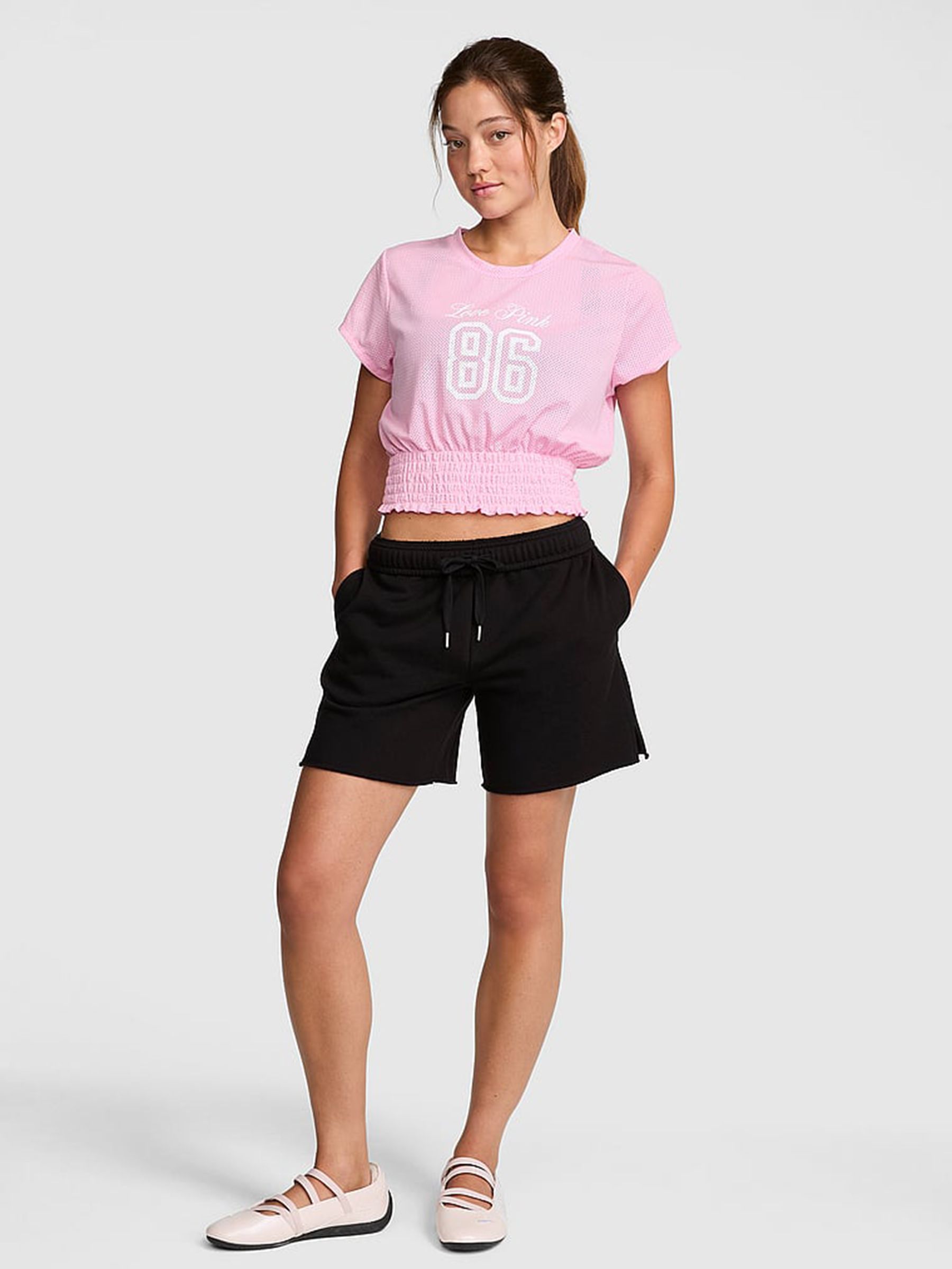 Black Fleece Shorts - Image 1 of 2 Black Fleece Shorts - Image 1 of 2