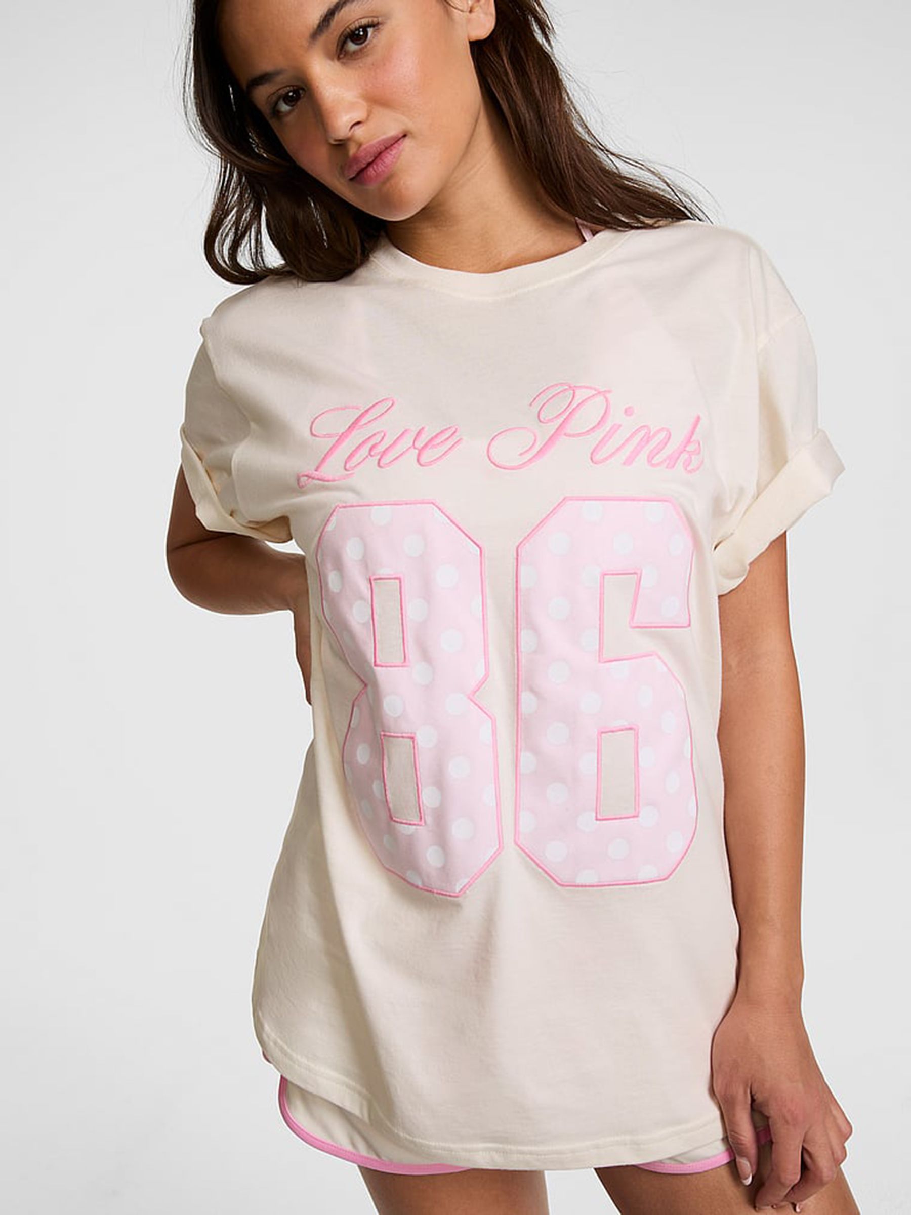 Cozy White Oversized T-Shirt - Image 1 of 2