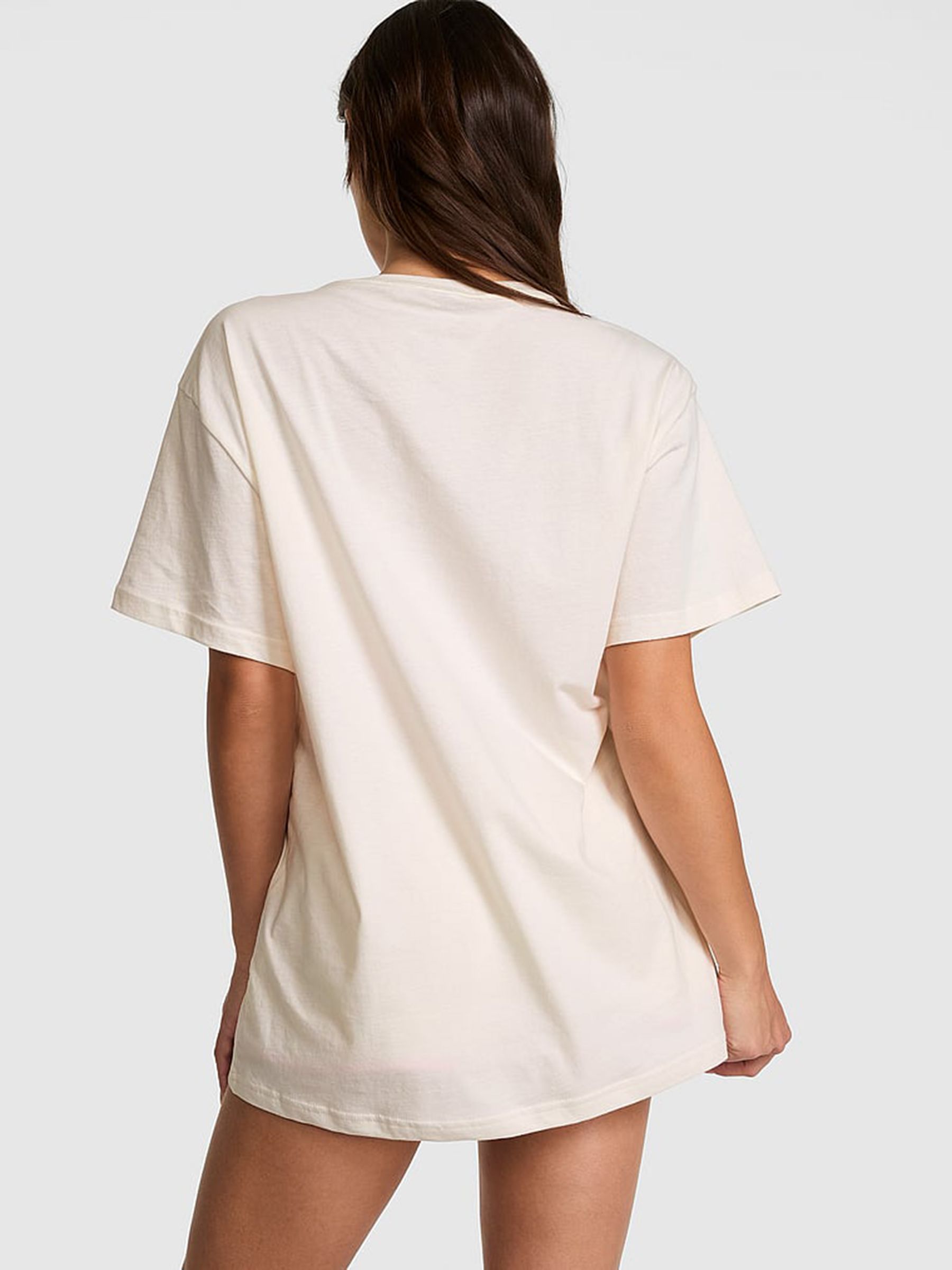 Cozy White Oversized T-Shirt - Image 2 of 2