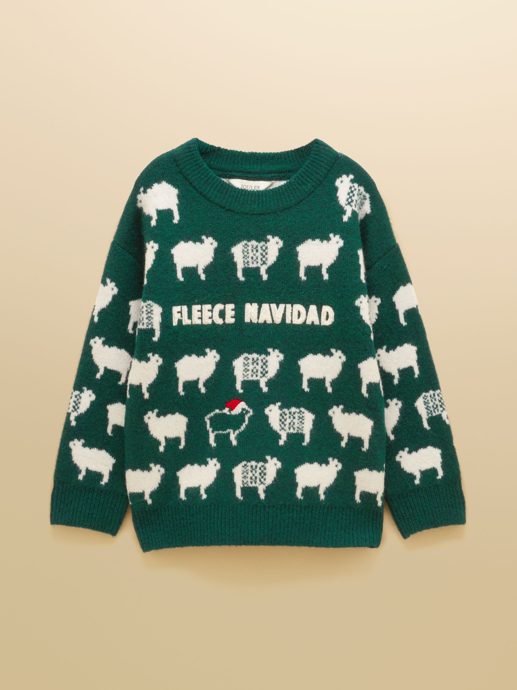 Kids' Woolies Green Crew Neck Knitted Jumper - Image 1 of 4
