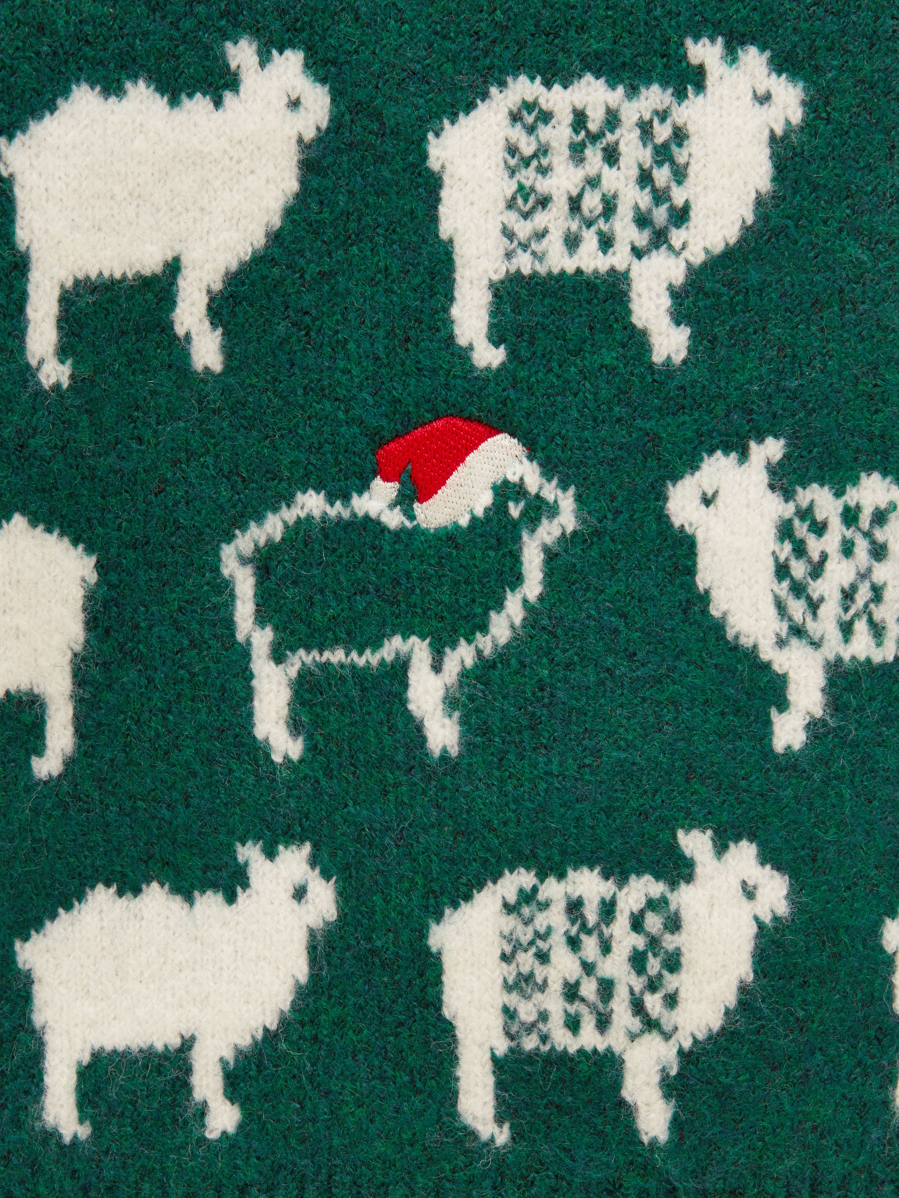 Kids' Woolies Green Crew Neck Knitted Jumper - Image 3 of 4