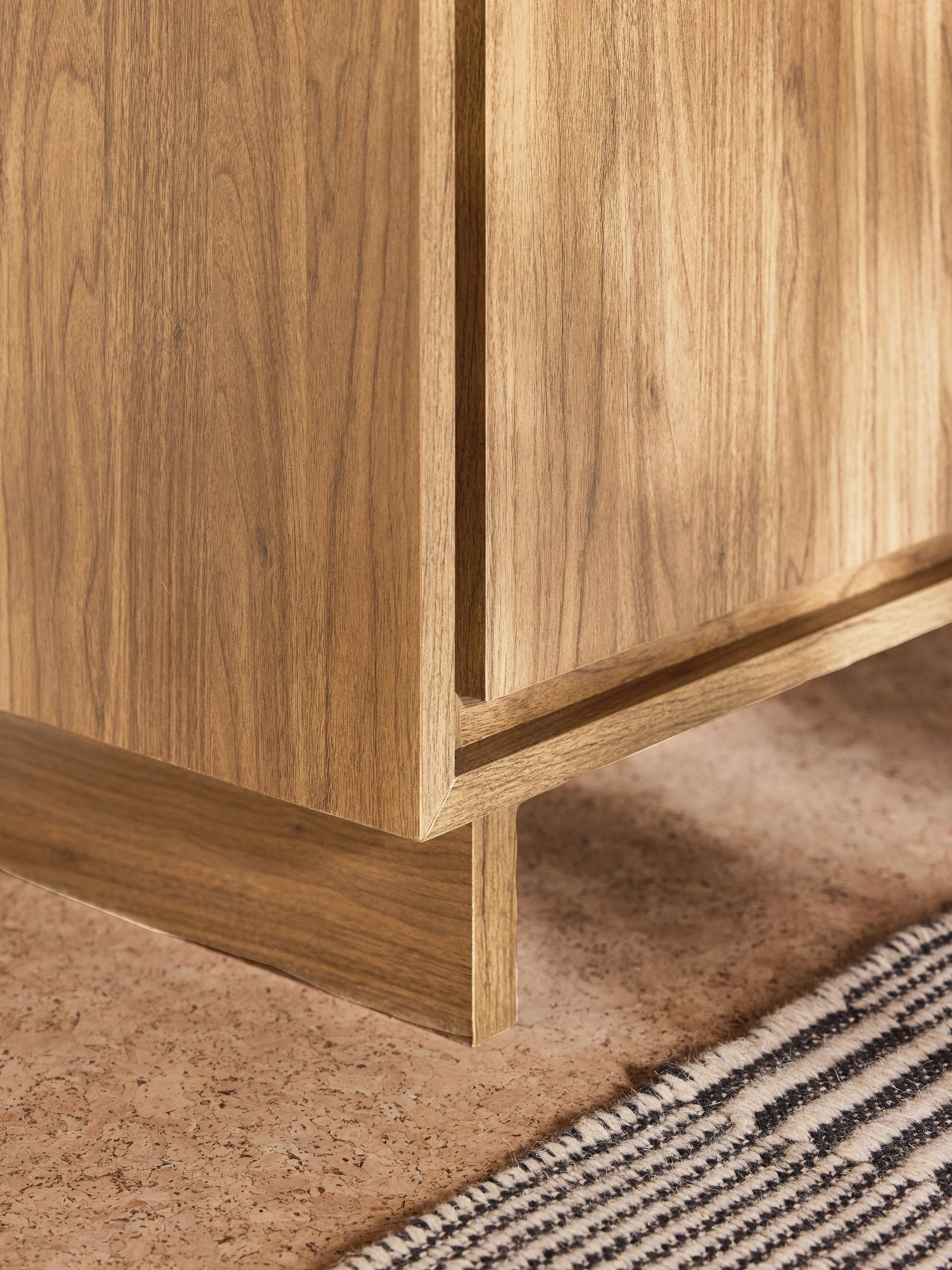 Kaci Tall Sideboard in Oak Effect - Image 3 of 6