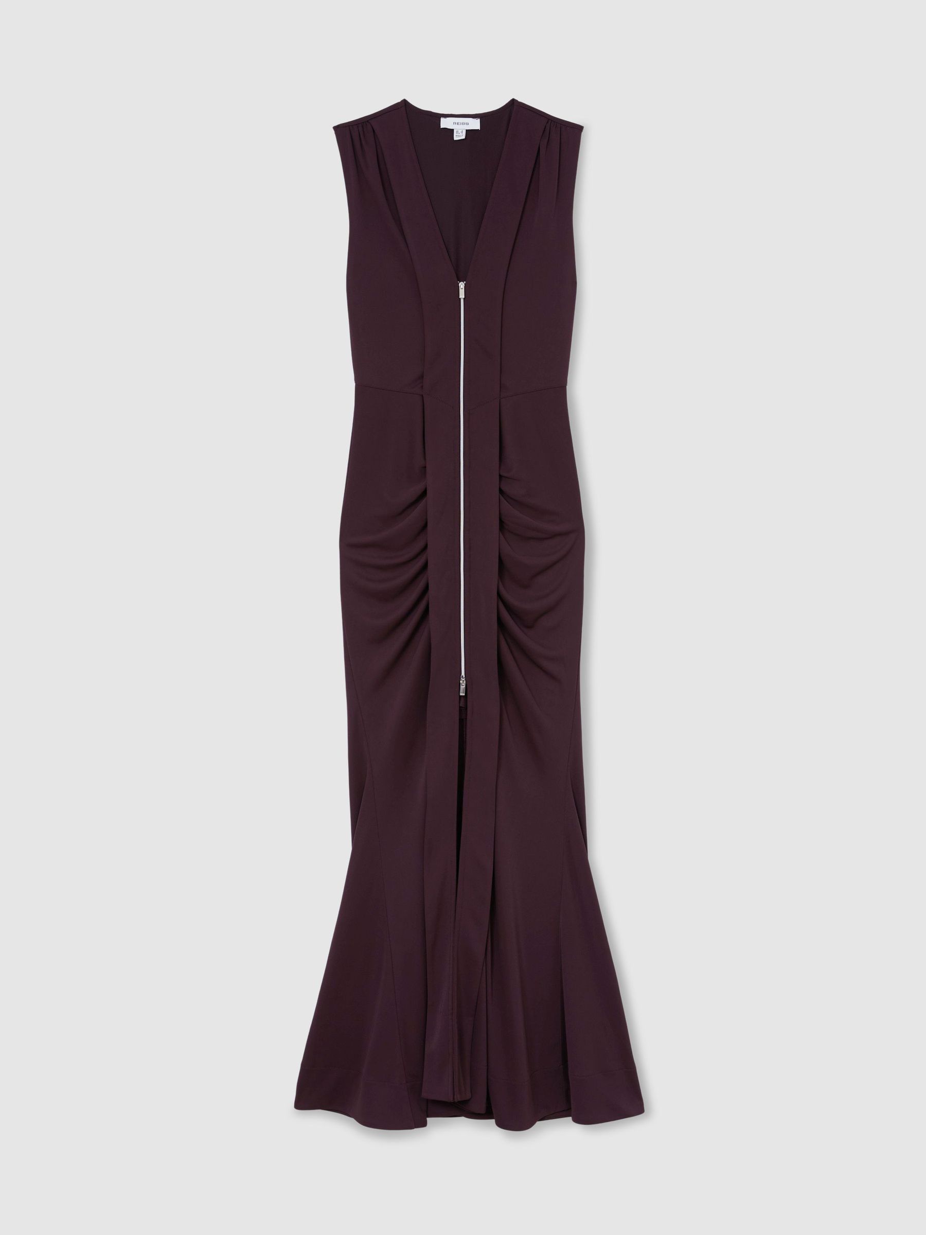 Dress in Grape Burgundy - Image 2 of 7