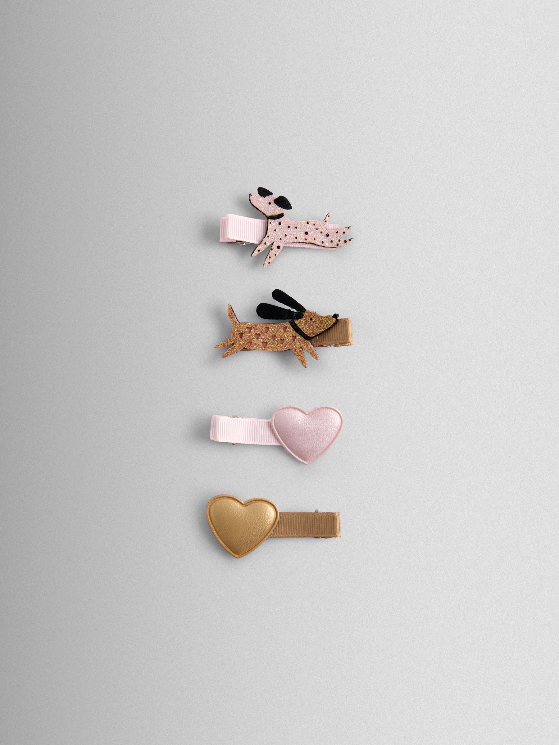 Multi Dog 4-Pack Dog Clips - Image 2 of 4 Multi Dog 4-Pack Dog Clips - Image 2 of 4