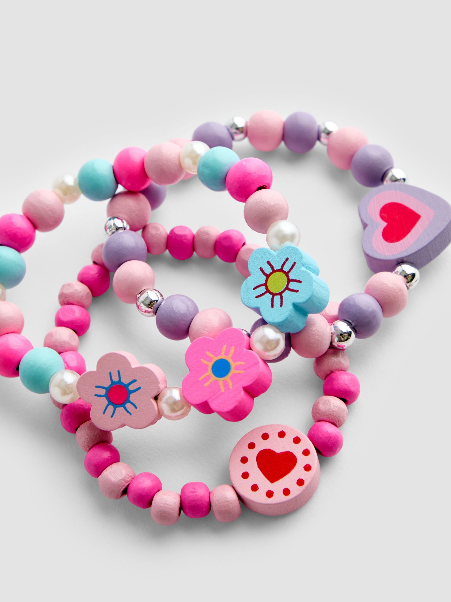 Multi Colour 6-Pack Bracelets - Image 4 of 4