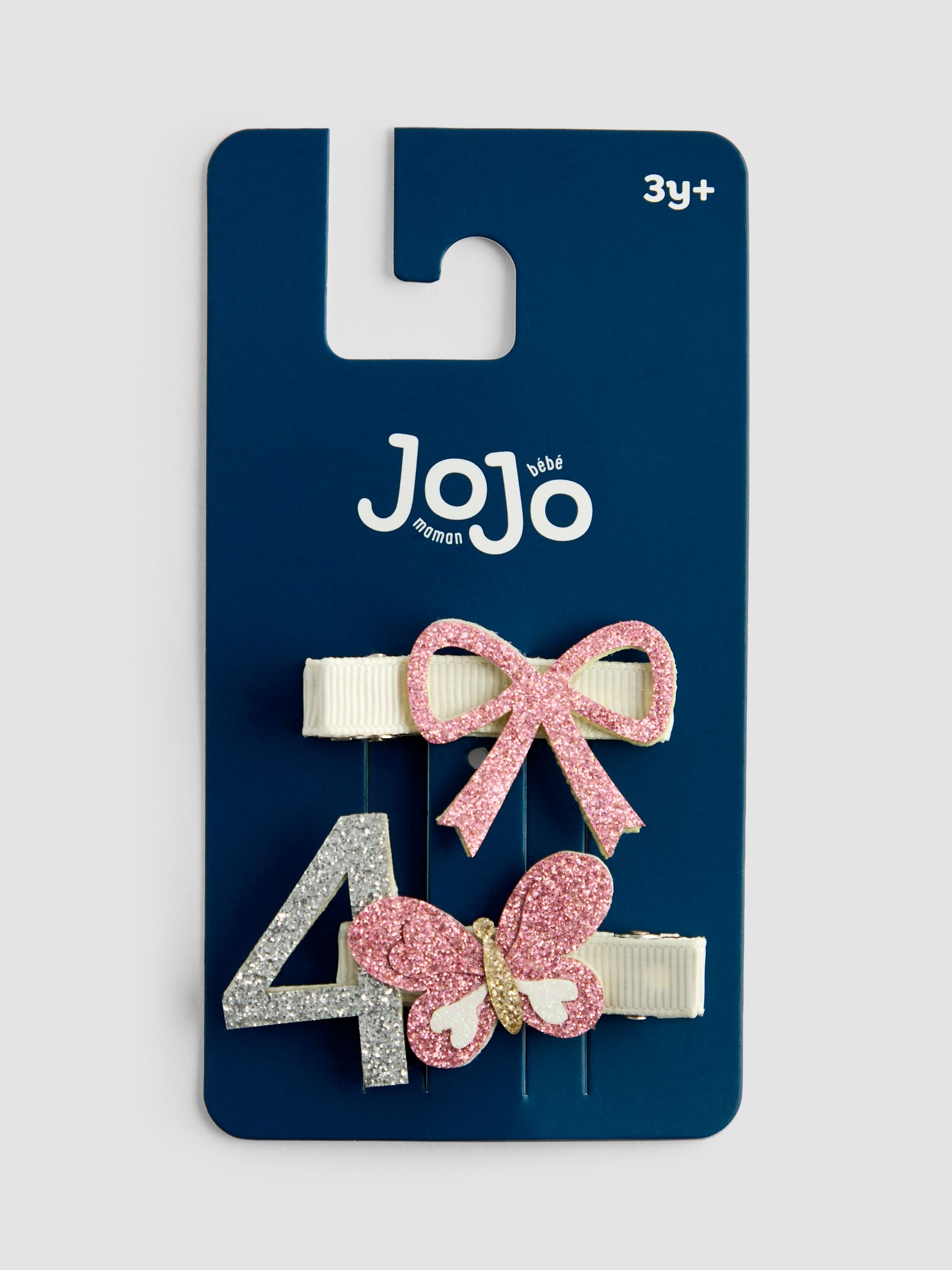 Light Pink 2-Pack Birthday Clips - Image 1 of 4 Light Pink 2-Pack Birthday Clips - Image 1 of 4