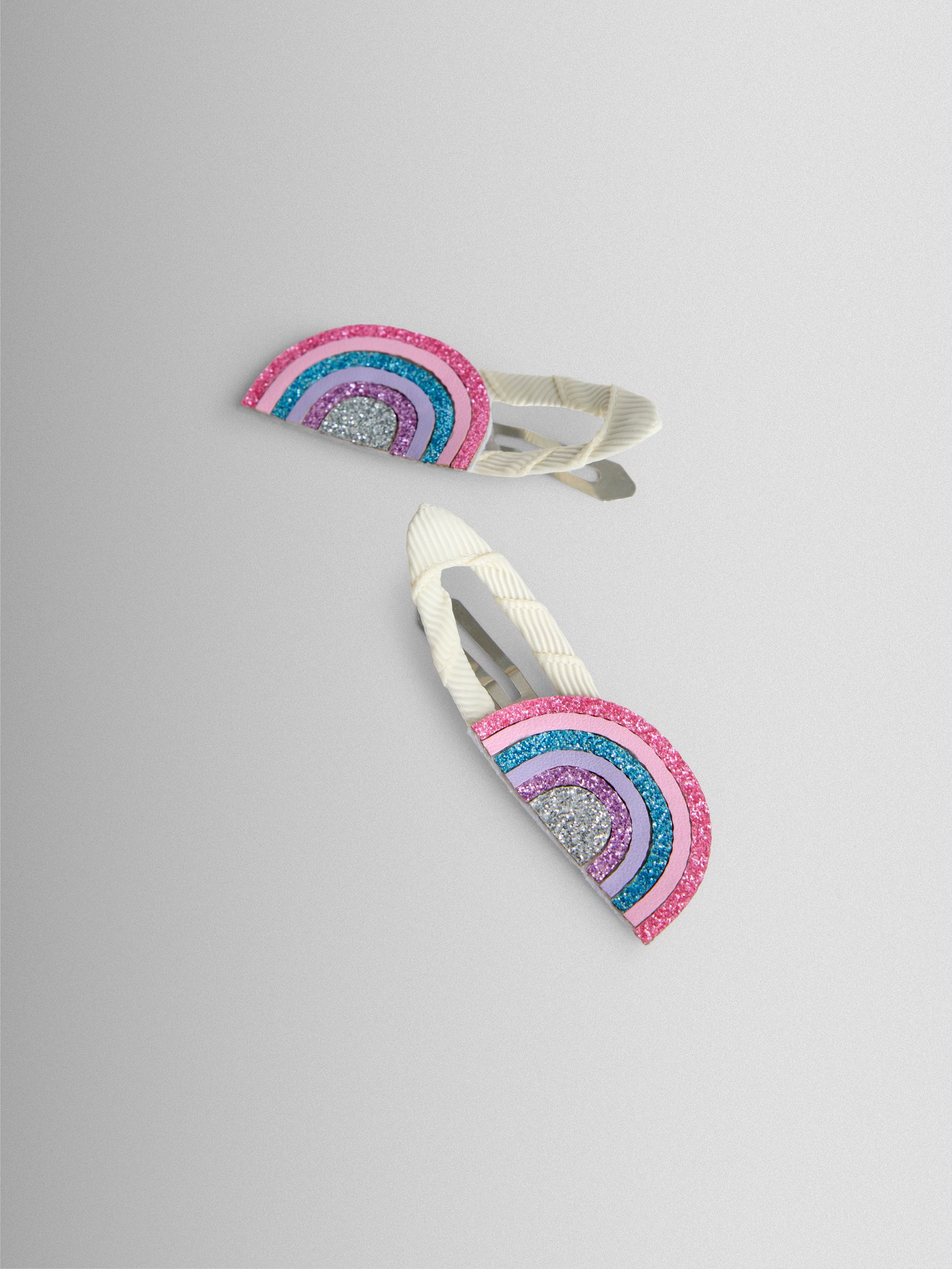 Multi Colour 2-Pack Rainbow Clips - Image 4 of 4