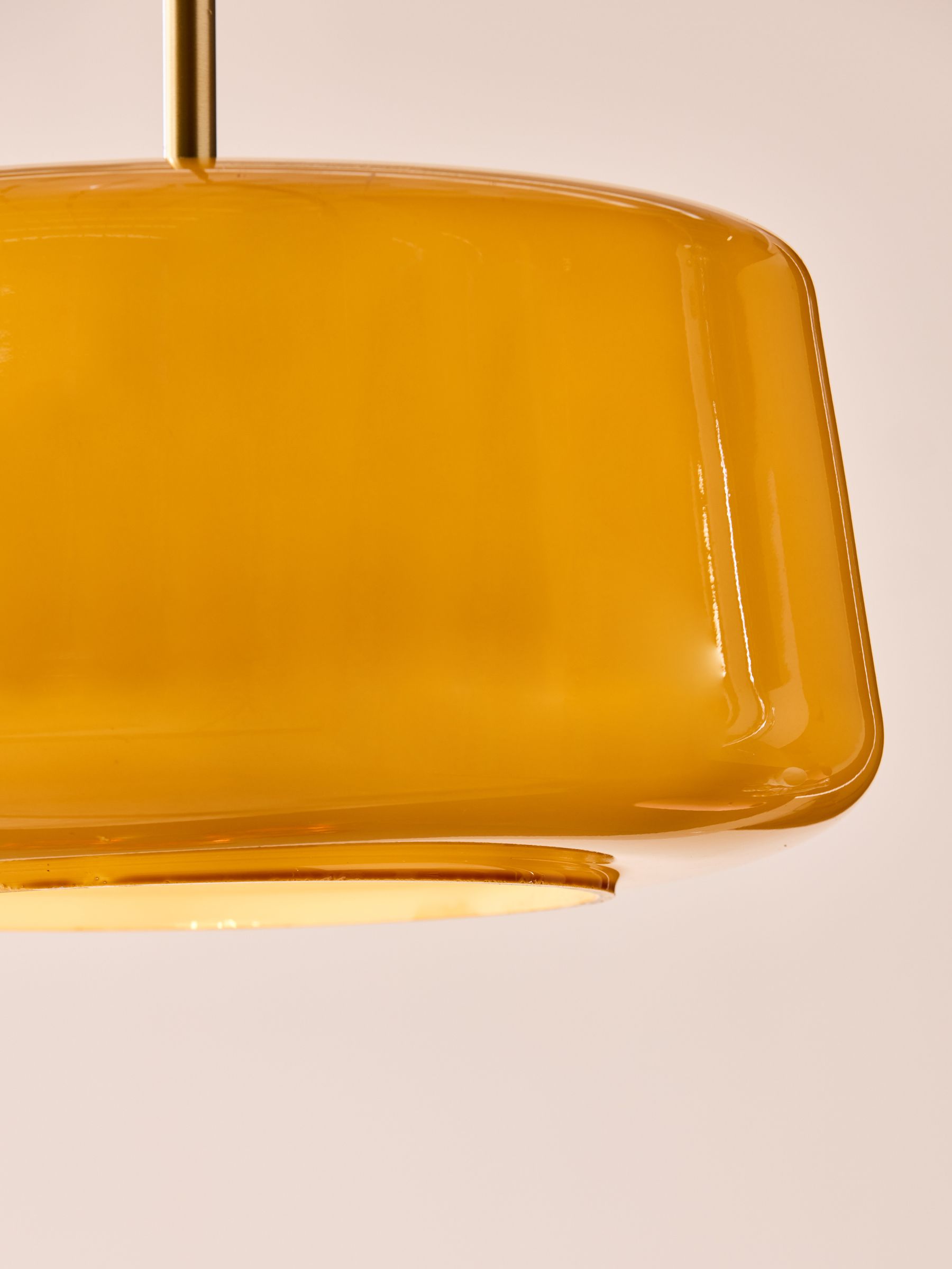 Camilo Pendant Ceiling Light in Amber Orange - Image 4 of 6