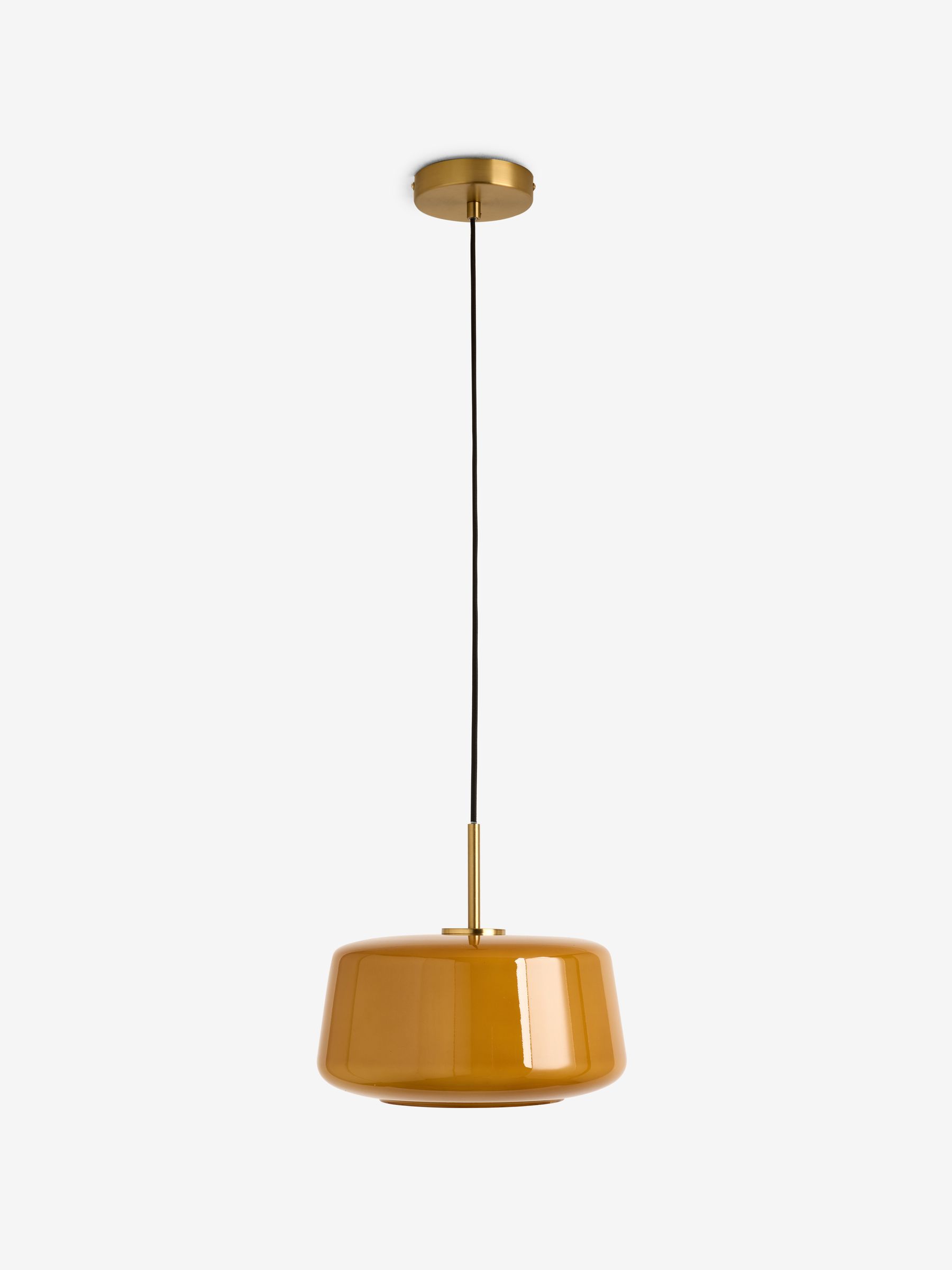 Camilo Pendant Ceiling Light in Amber Orange - Image 5 of 6