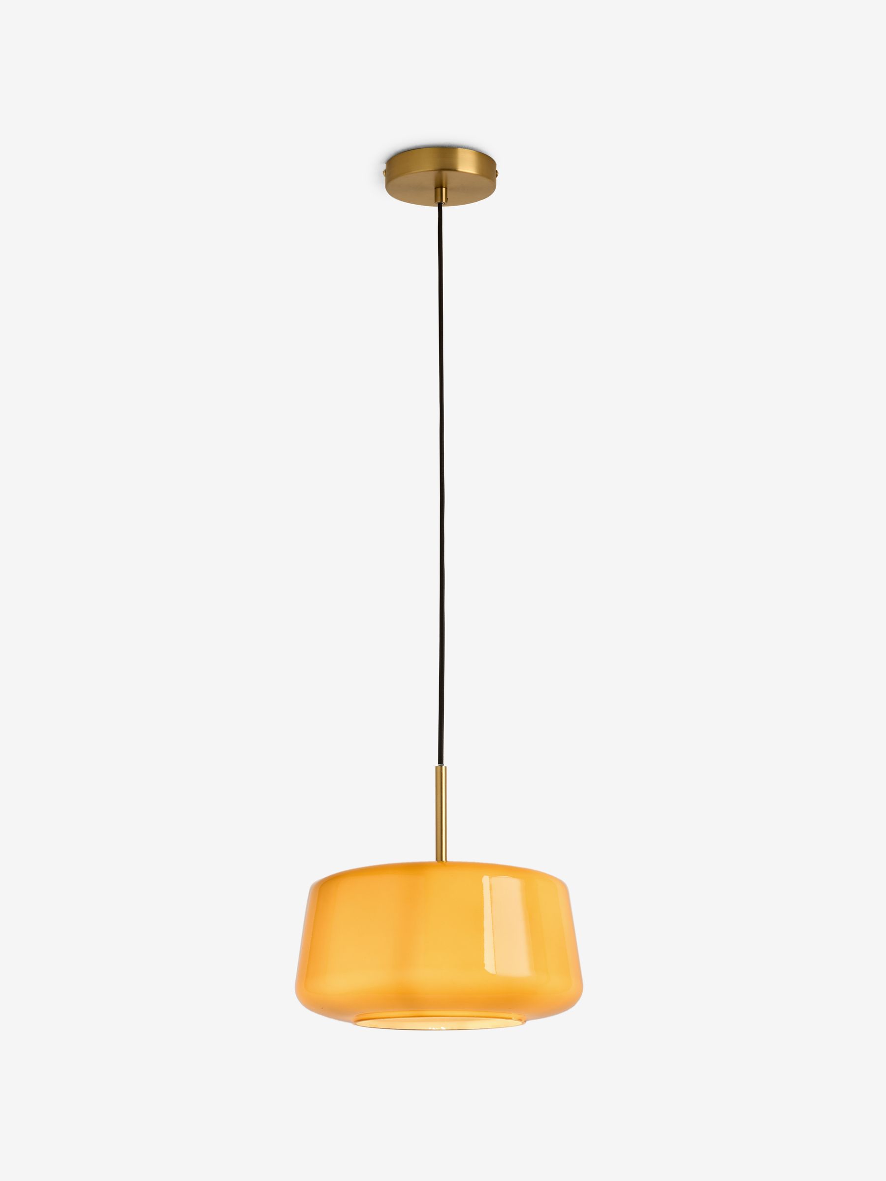Camilo Pendant Ceiling Light in Amber Orange - Image 6 of 6