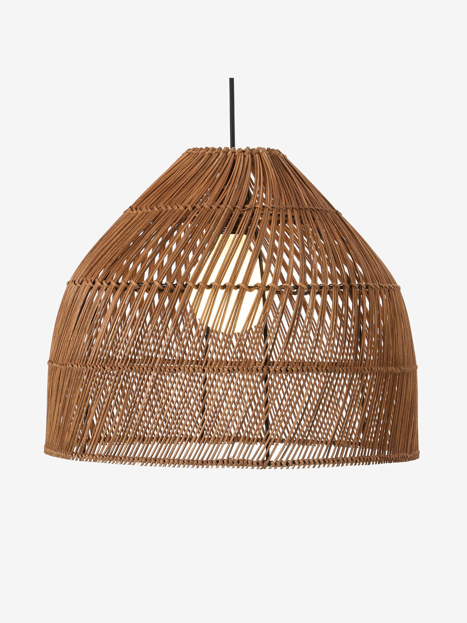 Java Small EasyFit Light Shade in Natural Rattan - Image 2 of 3 Java Small EasyFit Light Shade in Natural Rattan - Image 2 of 3