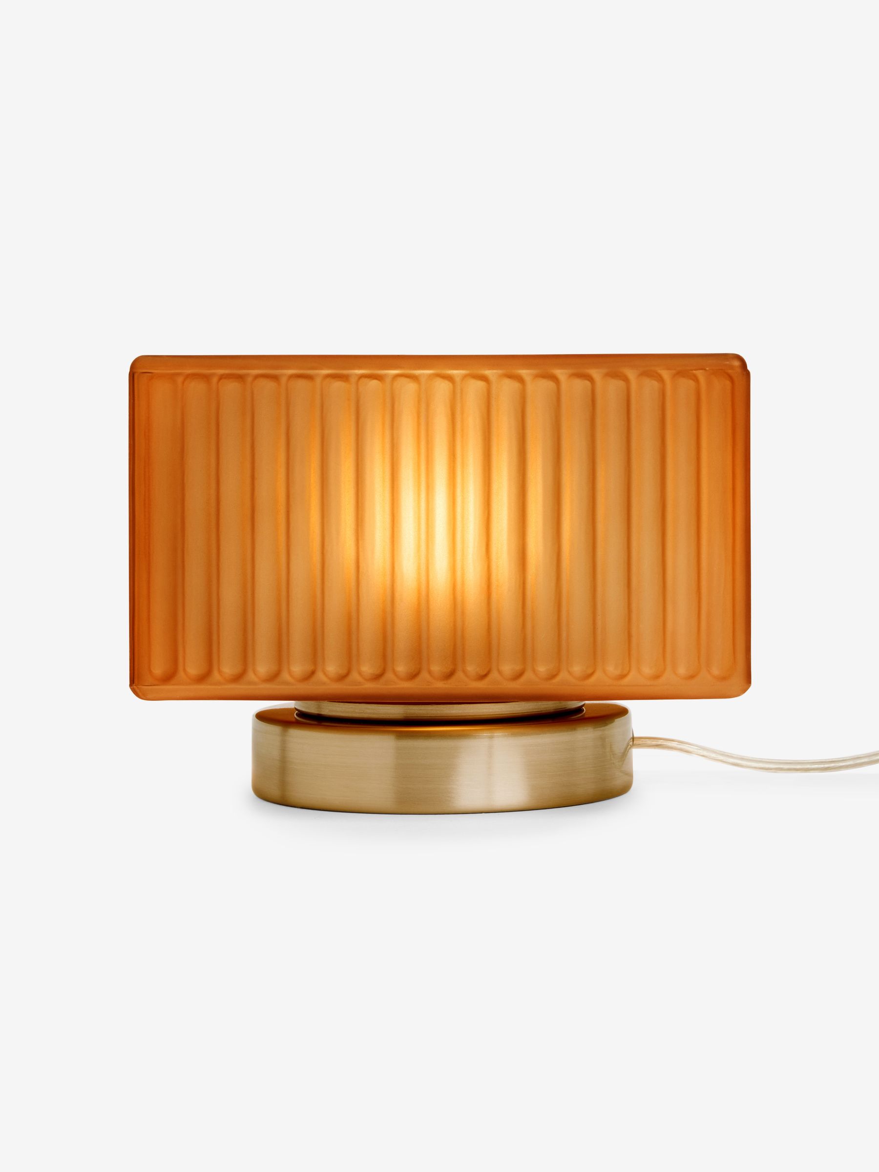 Alma Table Lamp in Brown/ Chrome - Image 5 of 5